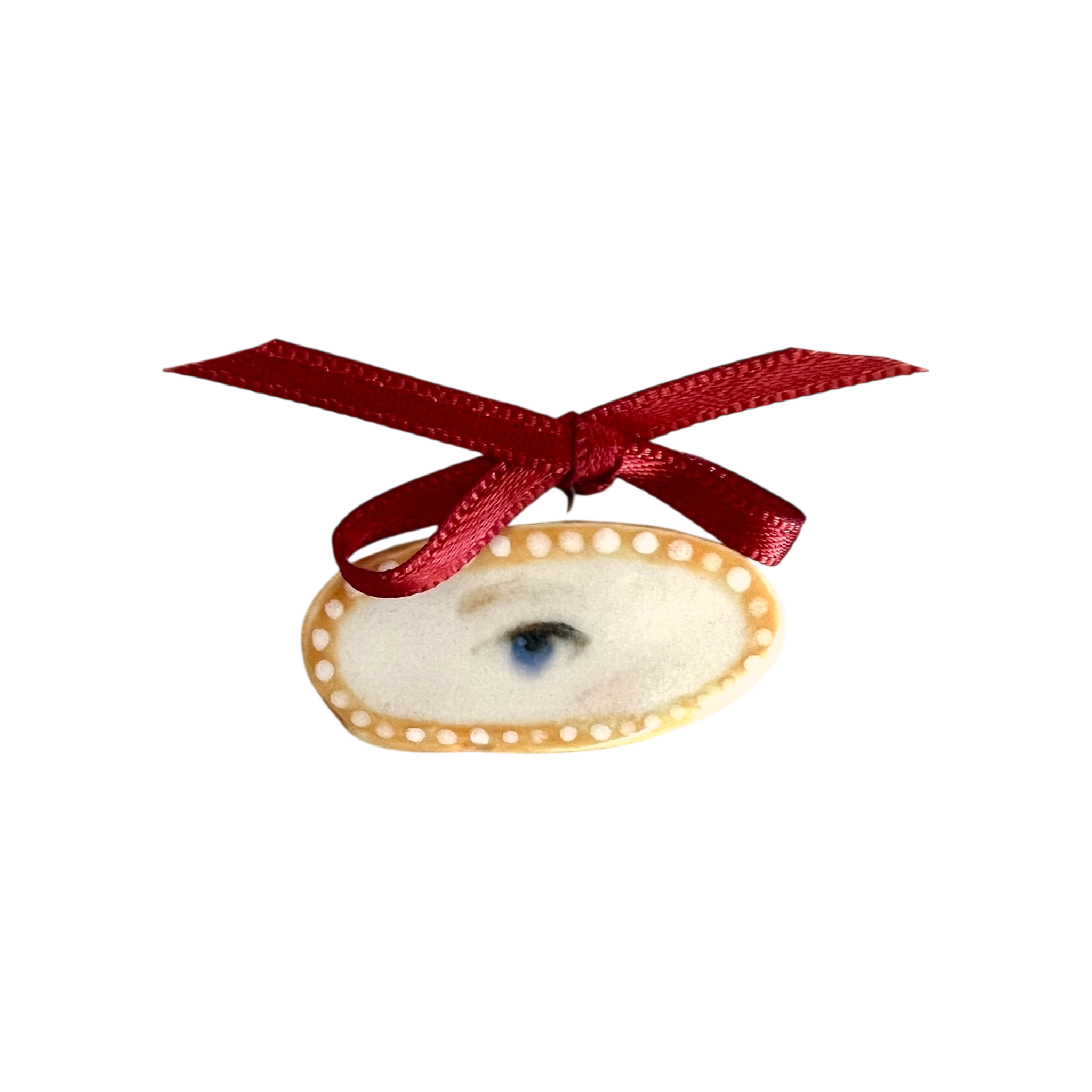 No. 100 Lover's Eye Charm - Pearls