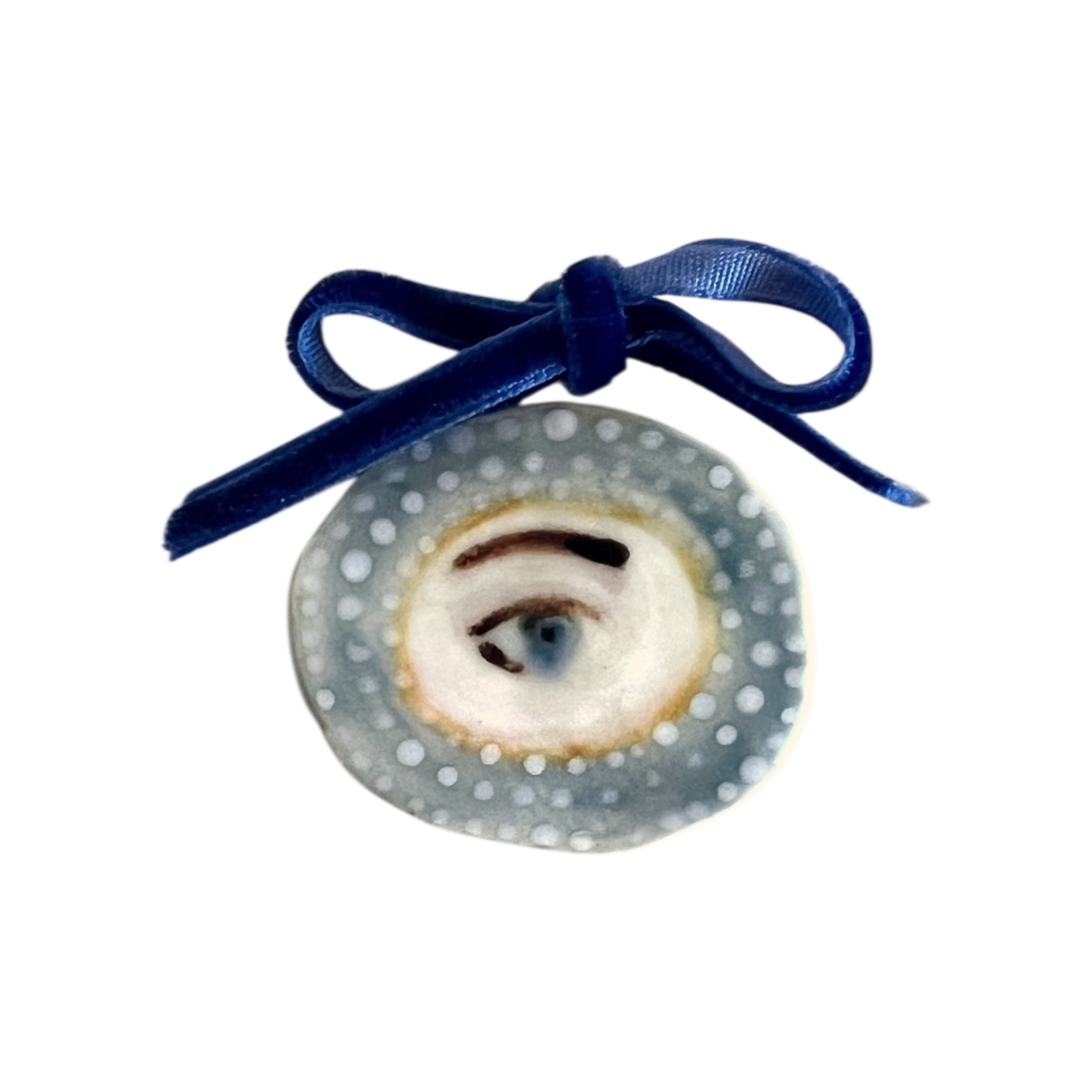 No. 108 Lover's Eye Charm - Pearls (Seconds)