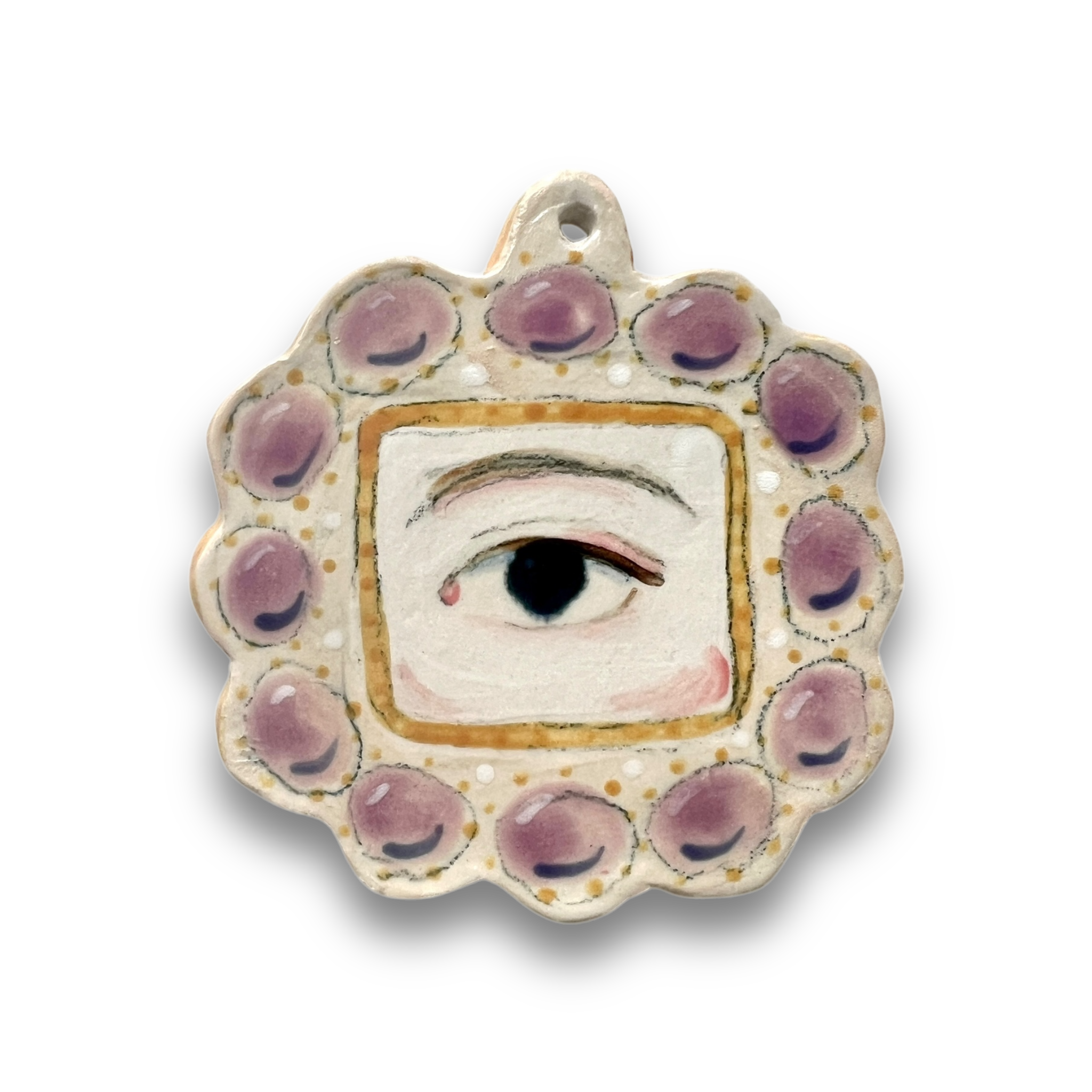 No. 39 Handmade Ornament - Amethysts