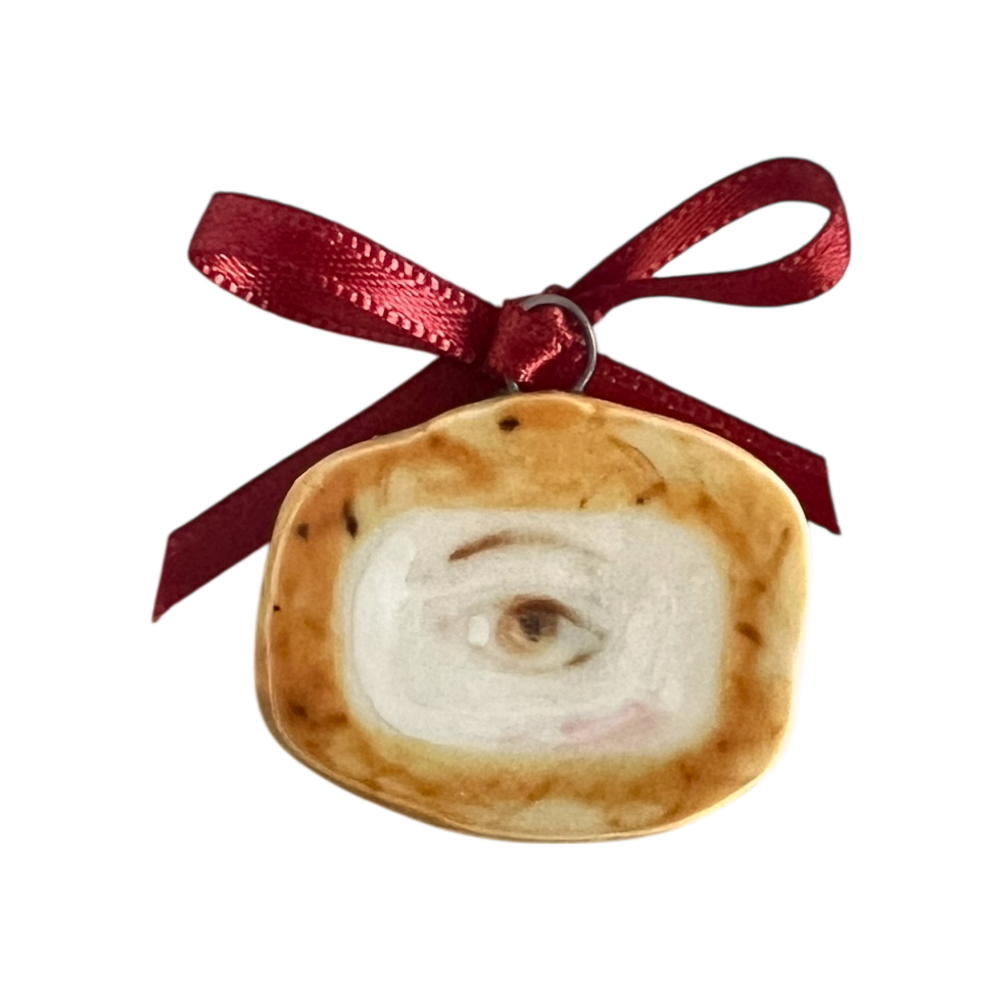 No. 115 Lover's Eye Charm - Gold Ouroboros