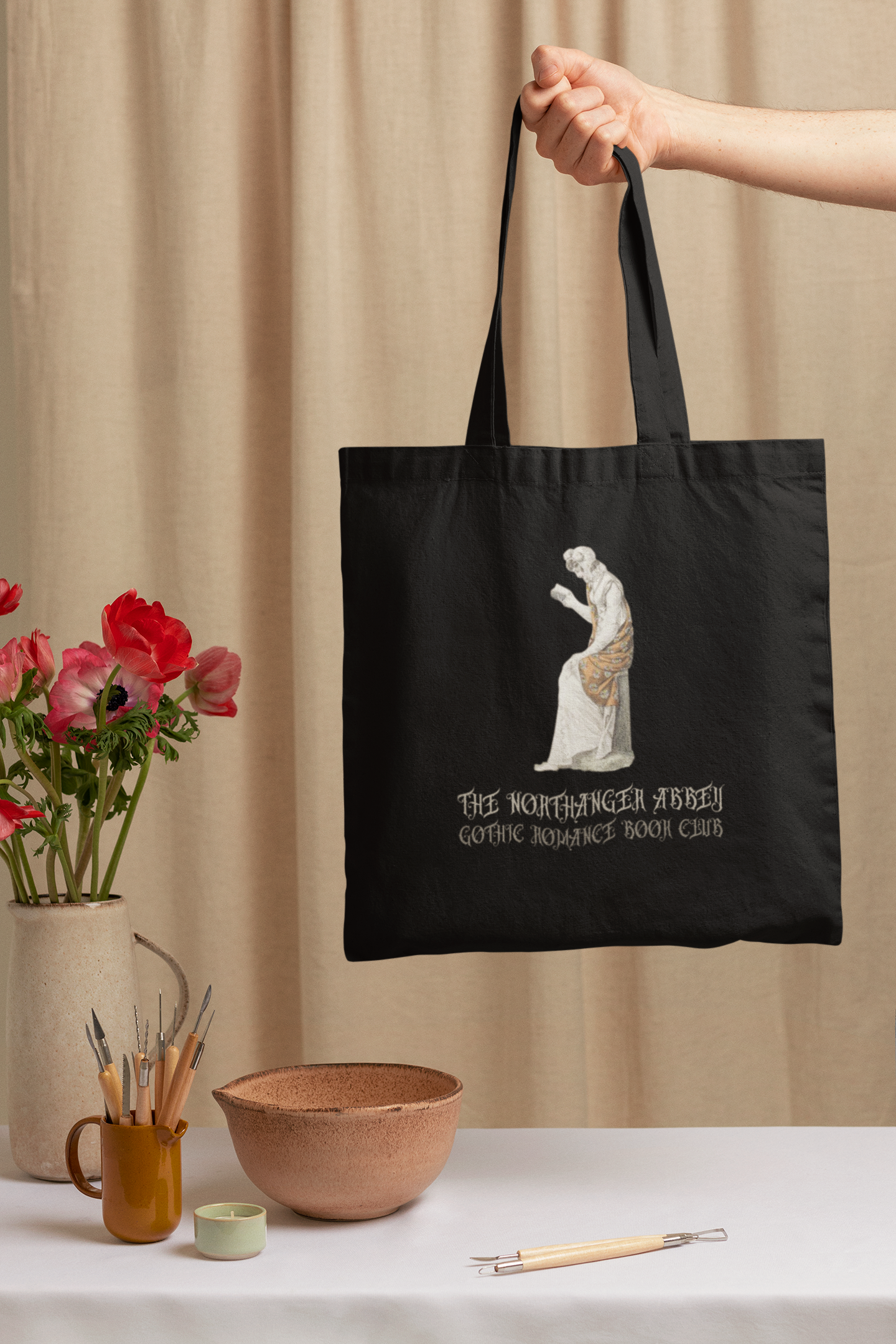 Northanger Abbey Gothic Romance Book Club Tote Bag