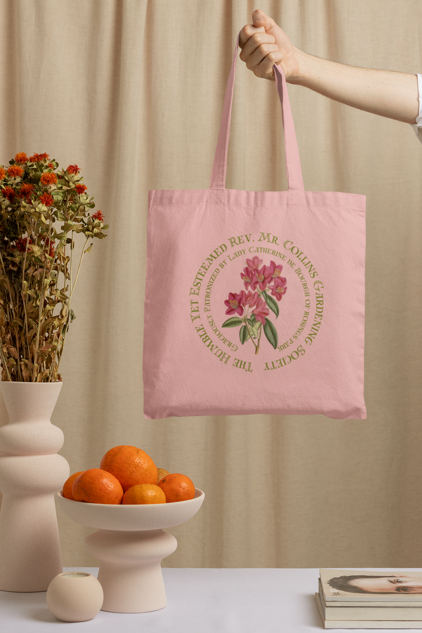 The Humble Yet Esteemed Rev. Mr. Collins Gardening Society Tote Bag