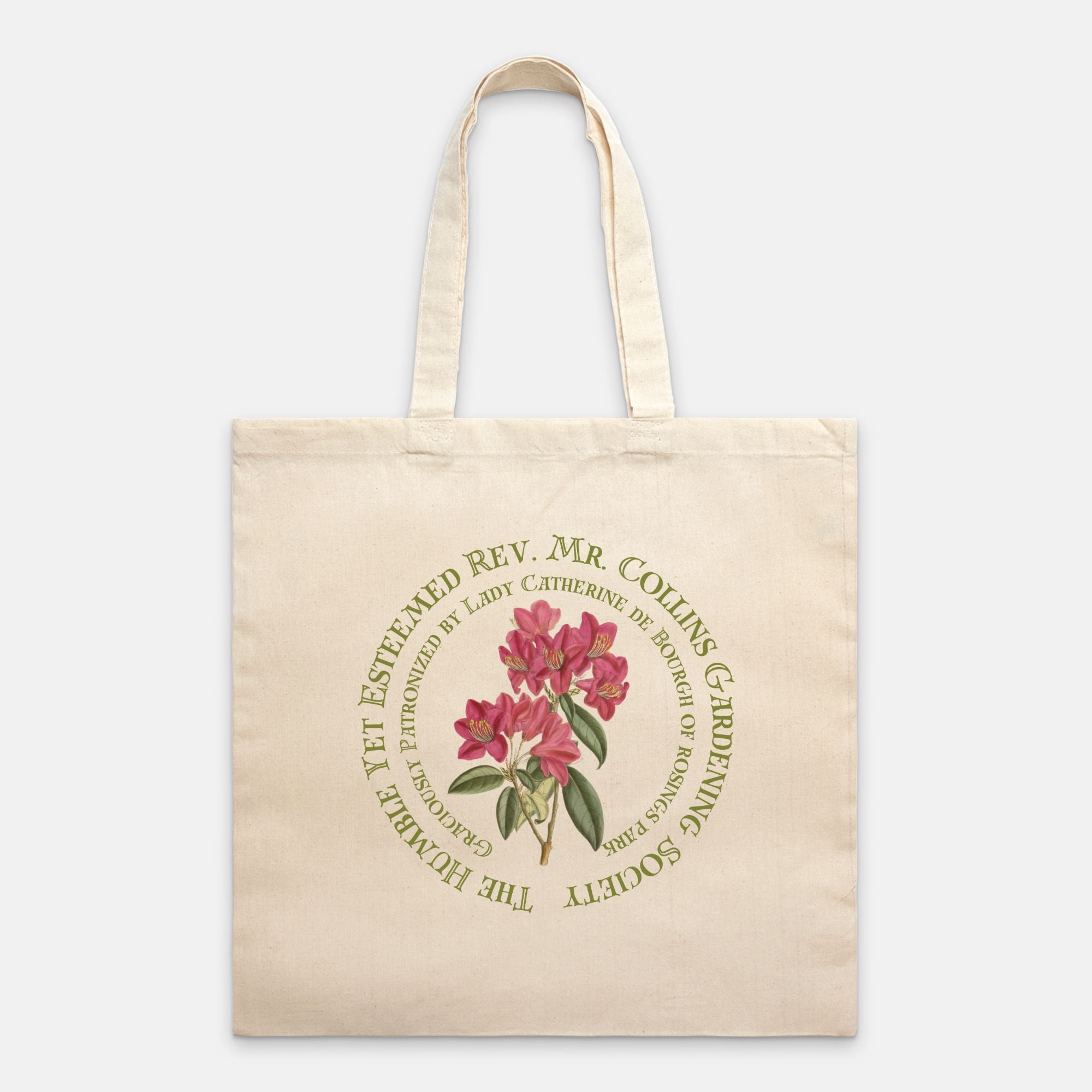 The Humble Yet Esteemed Rev. Mr. Collins Gardening Society Tote Bag