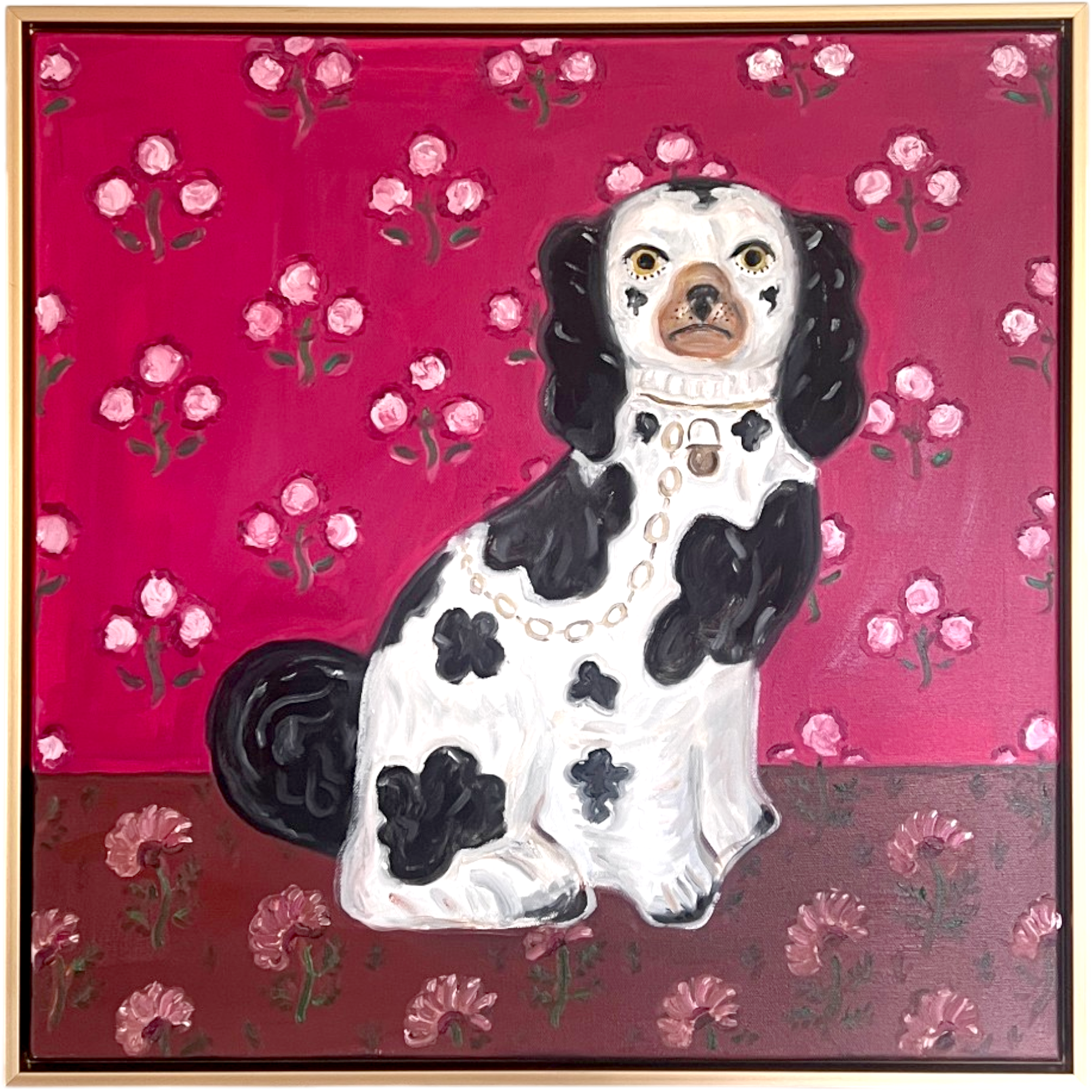 STAFFORDSHIRE DOG PAINTINGS