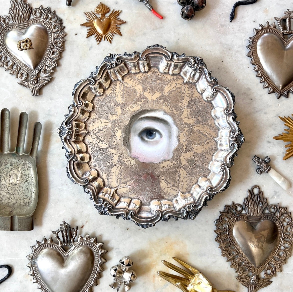 Silverplate Lover's Eyes