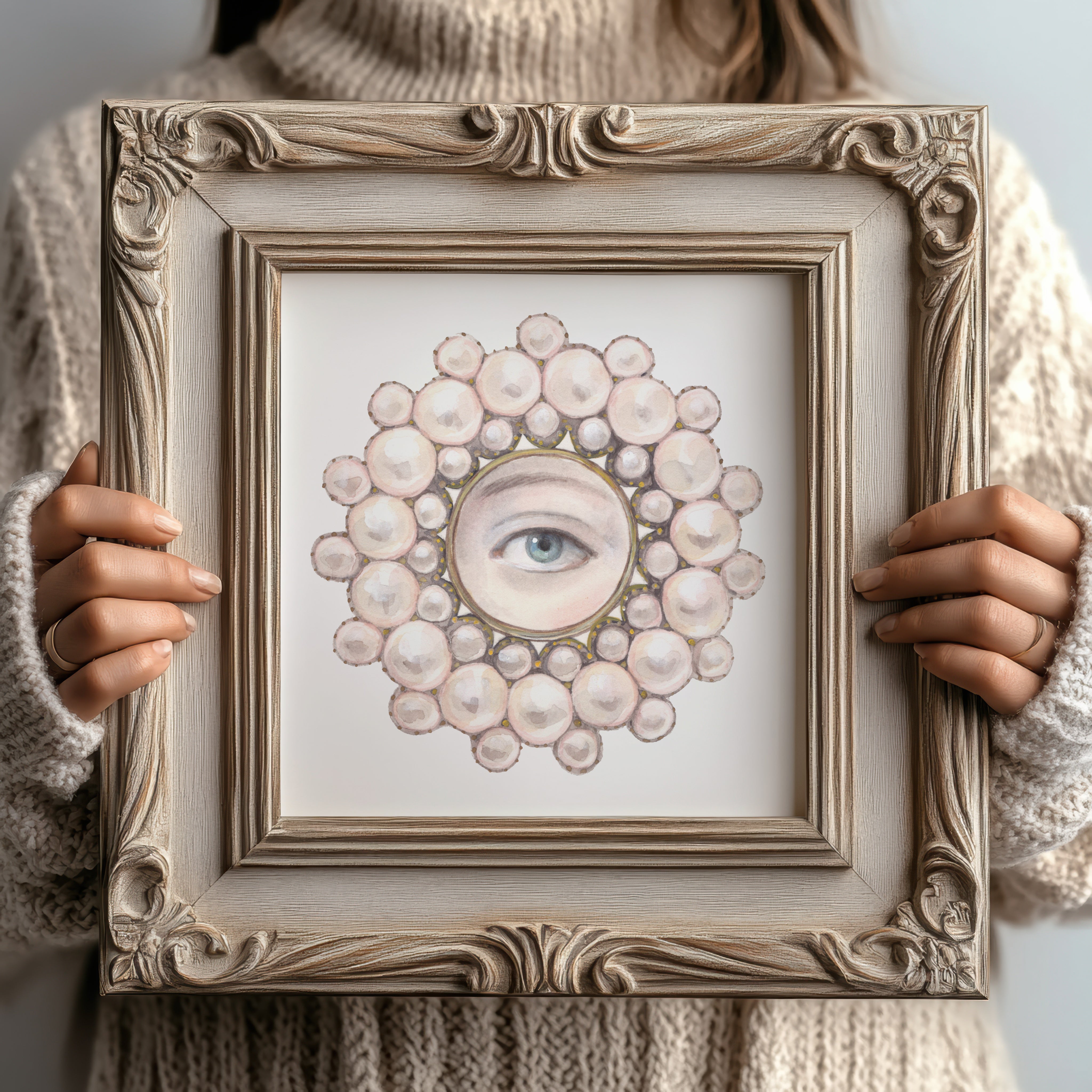 LOVER'S EYE PRINTS FROM WATERCOLOR PAINTINGS