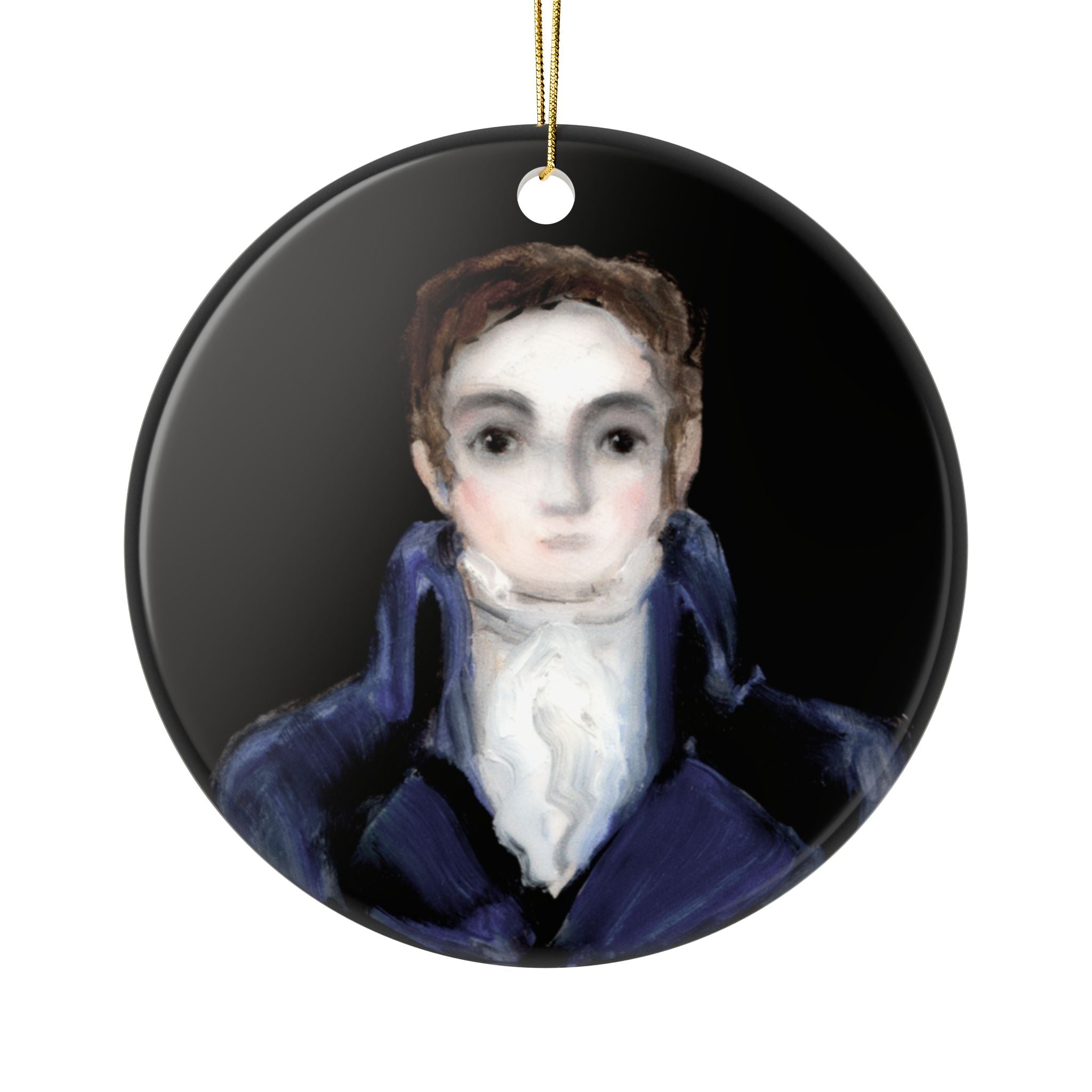 Mr. Darcy Ceramic Ornament
