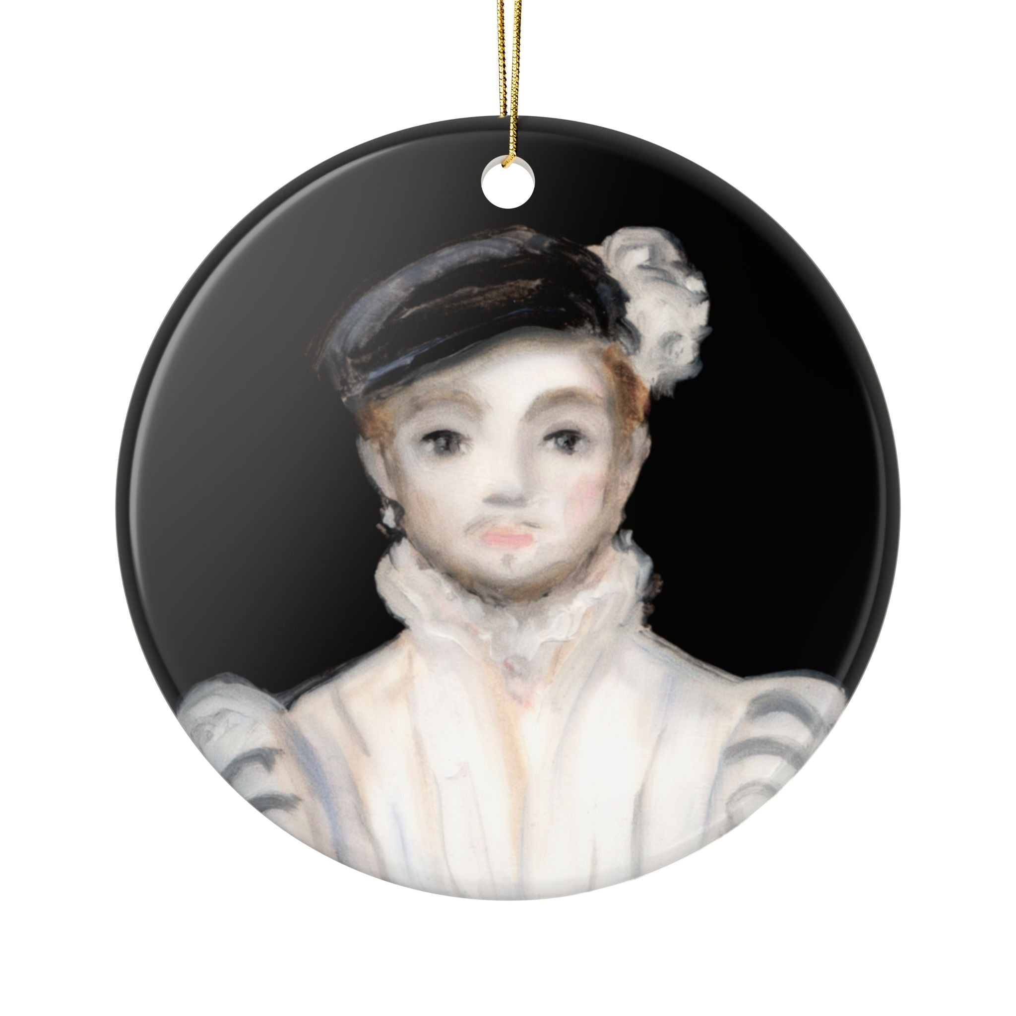 Le Duc de Nemours Ceramic Ornament