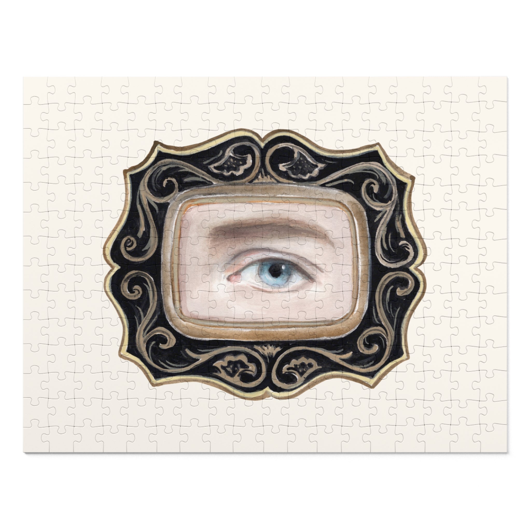 Lover's Eye Jigsaw Puzzle with Tin (Soft Cream)