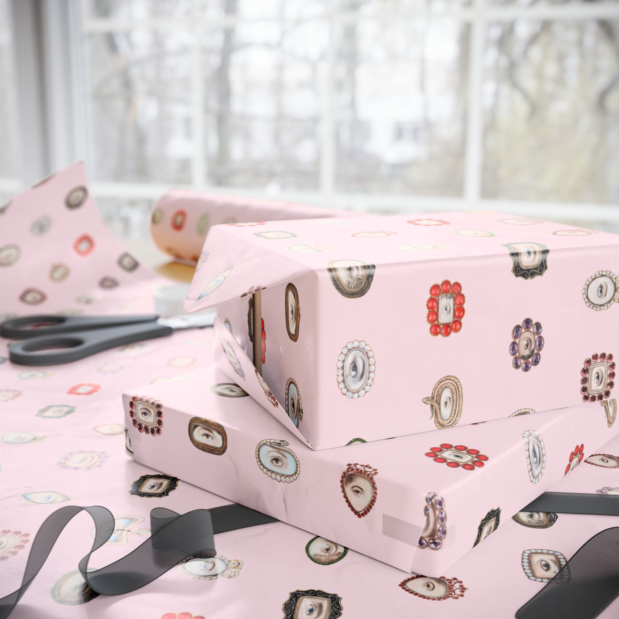 Lover's Eye Wrapping Paper (Petal Pink)