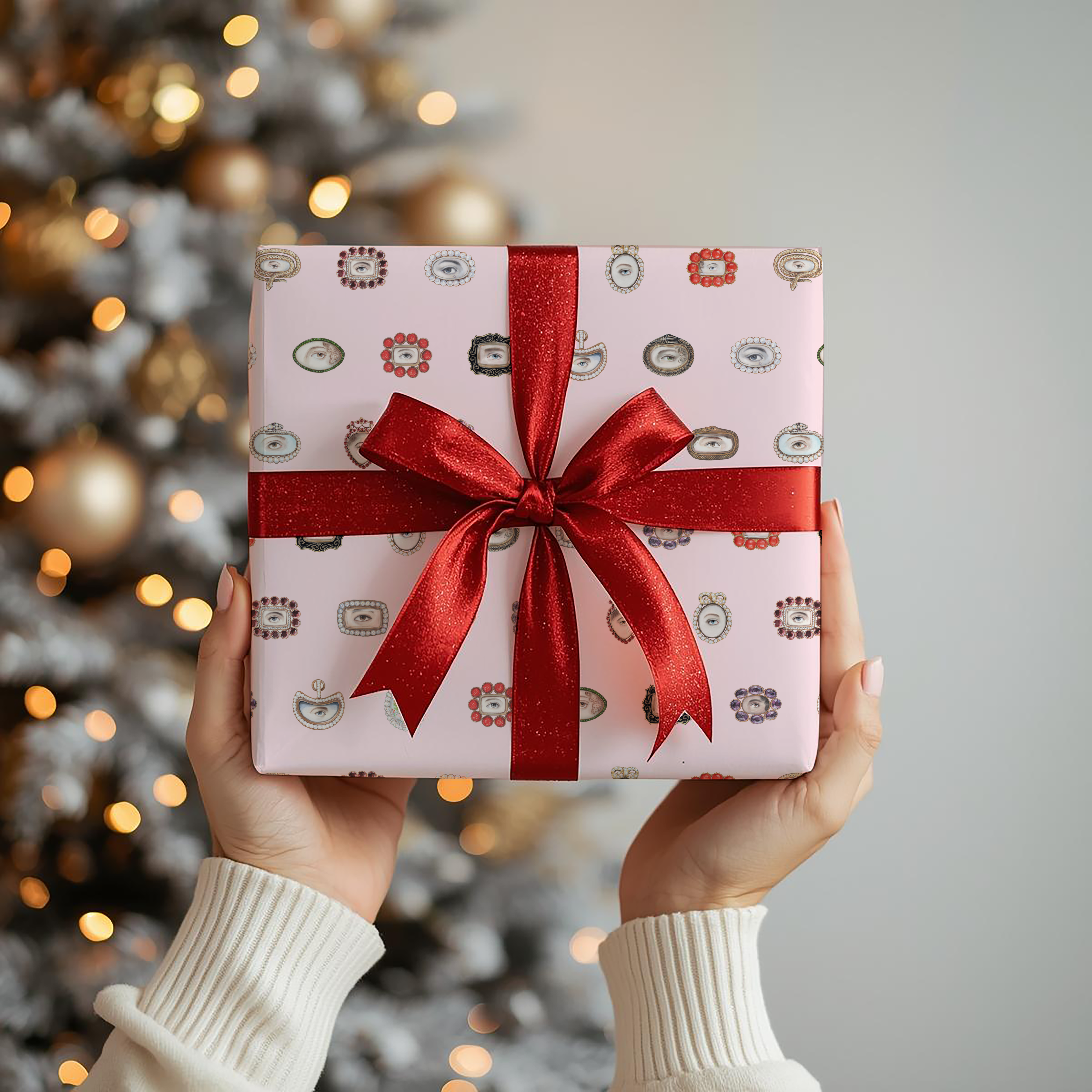 Lover's Eye Wrapping Paper (Petal Pink)