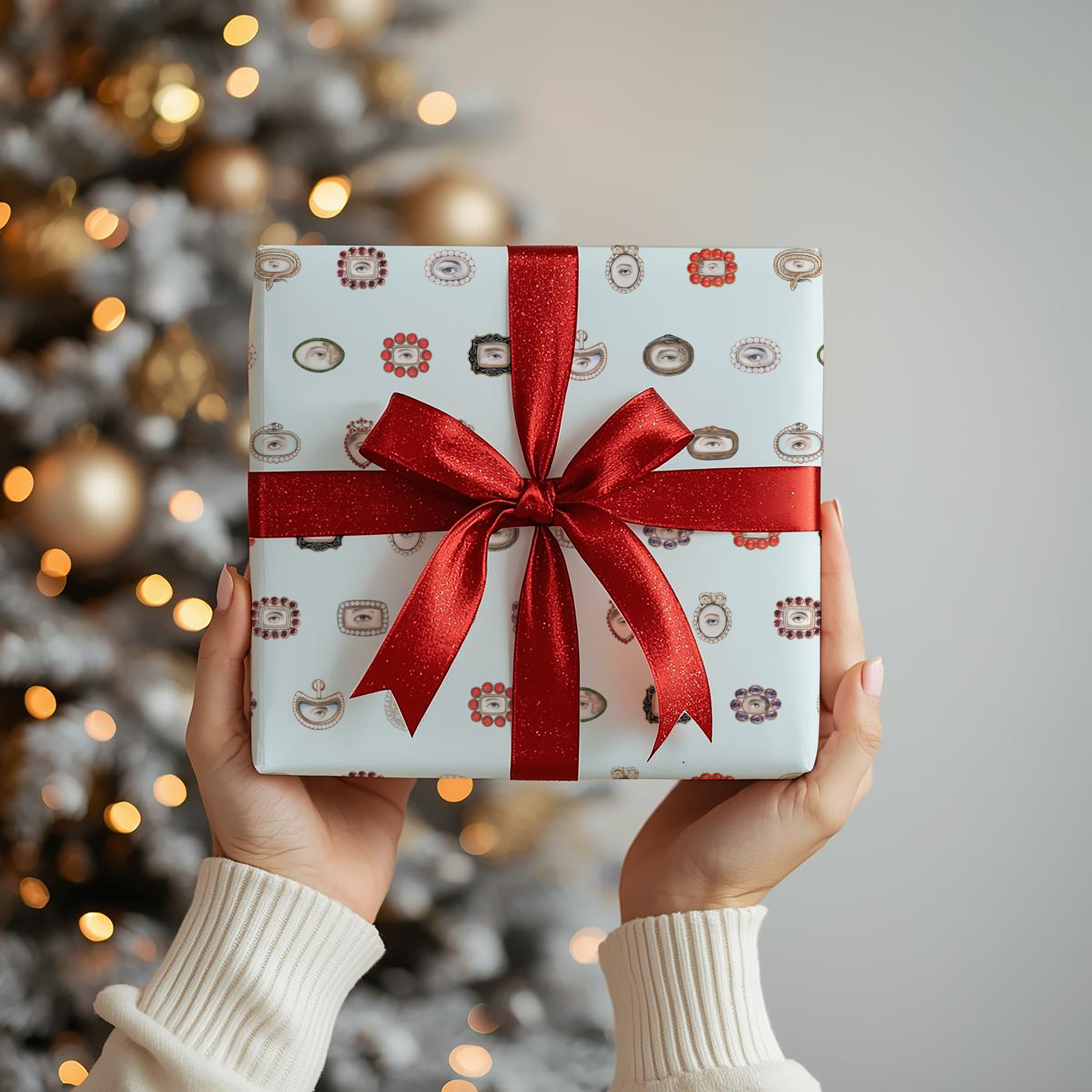 Lover's Eye Wrapping Paper (Robin's Egg Blue)