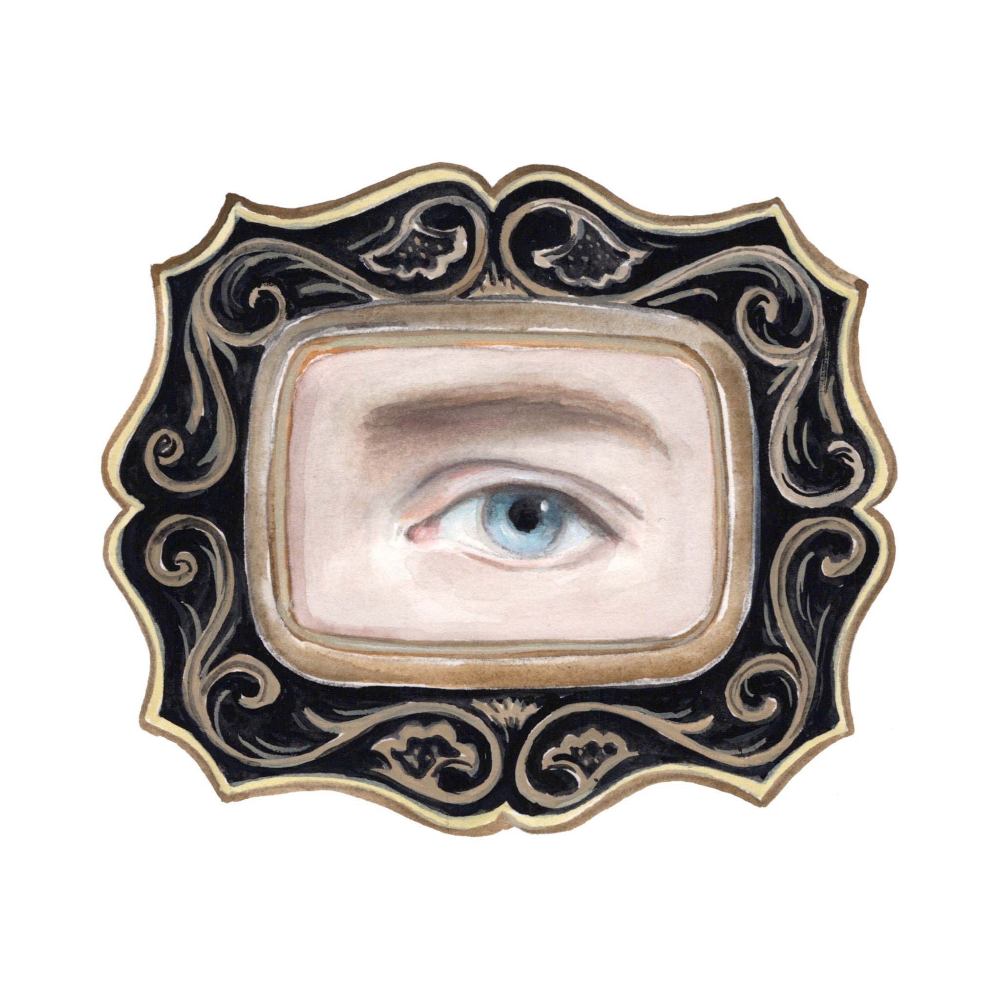 No. 5 Lover's Eye Watercolor Archival Print