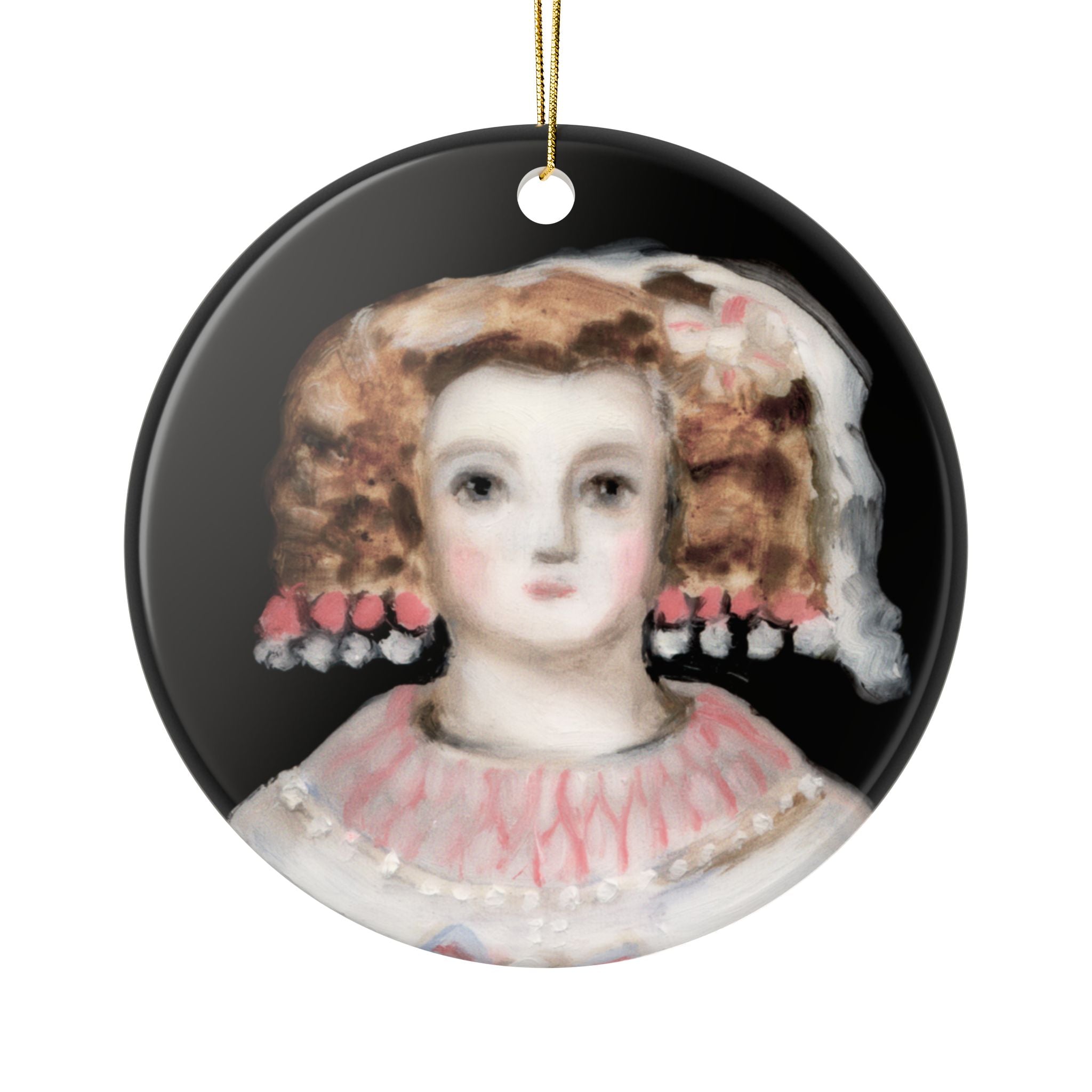 The Infanta Margarita Teresa Ceramic Ornament