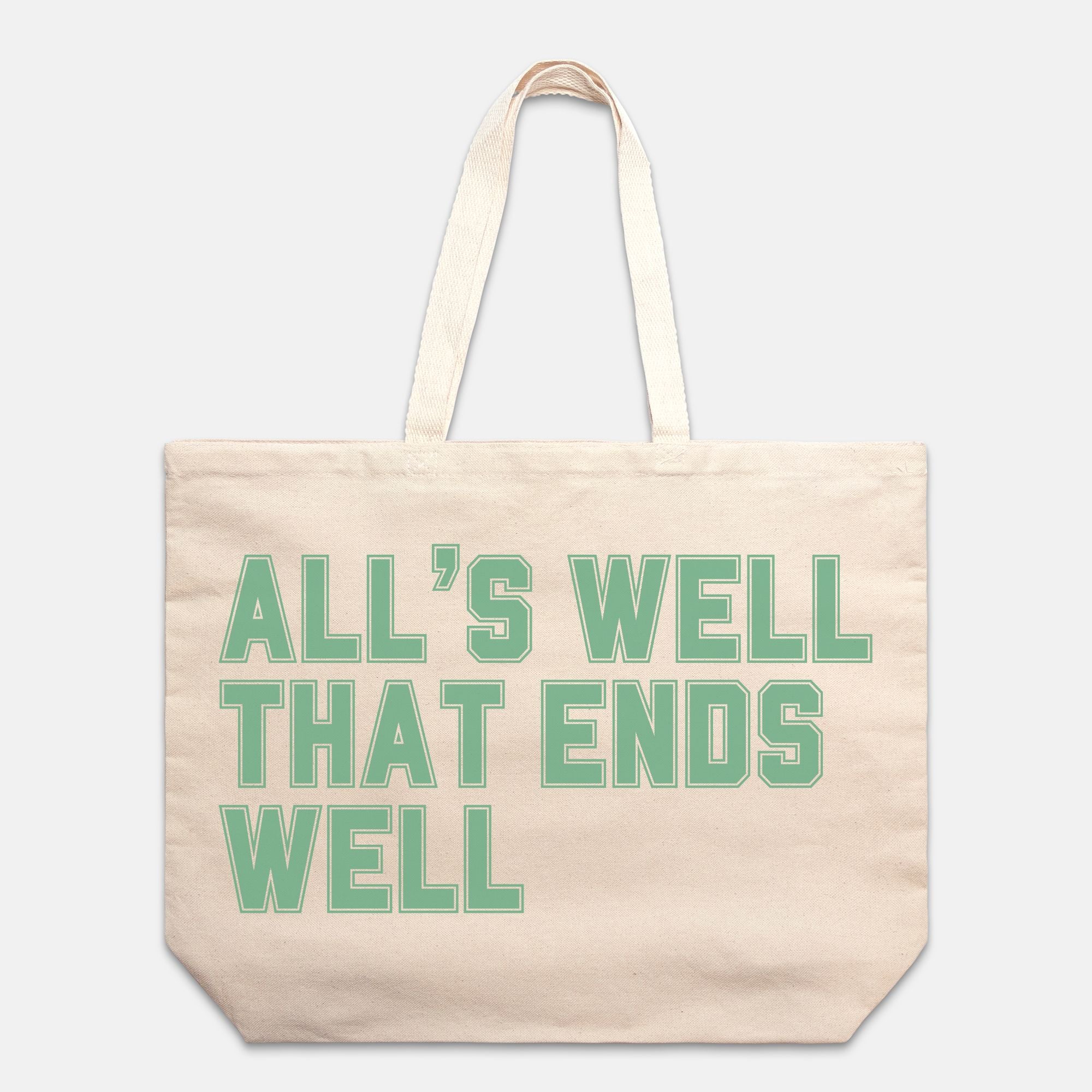 Shakespeare "All’s Well That Ends Well" Oversized Tote