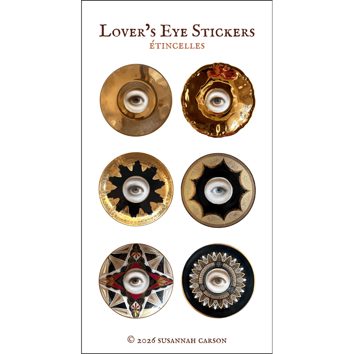 Lover's Eye Sticker Sheet: Étincelles