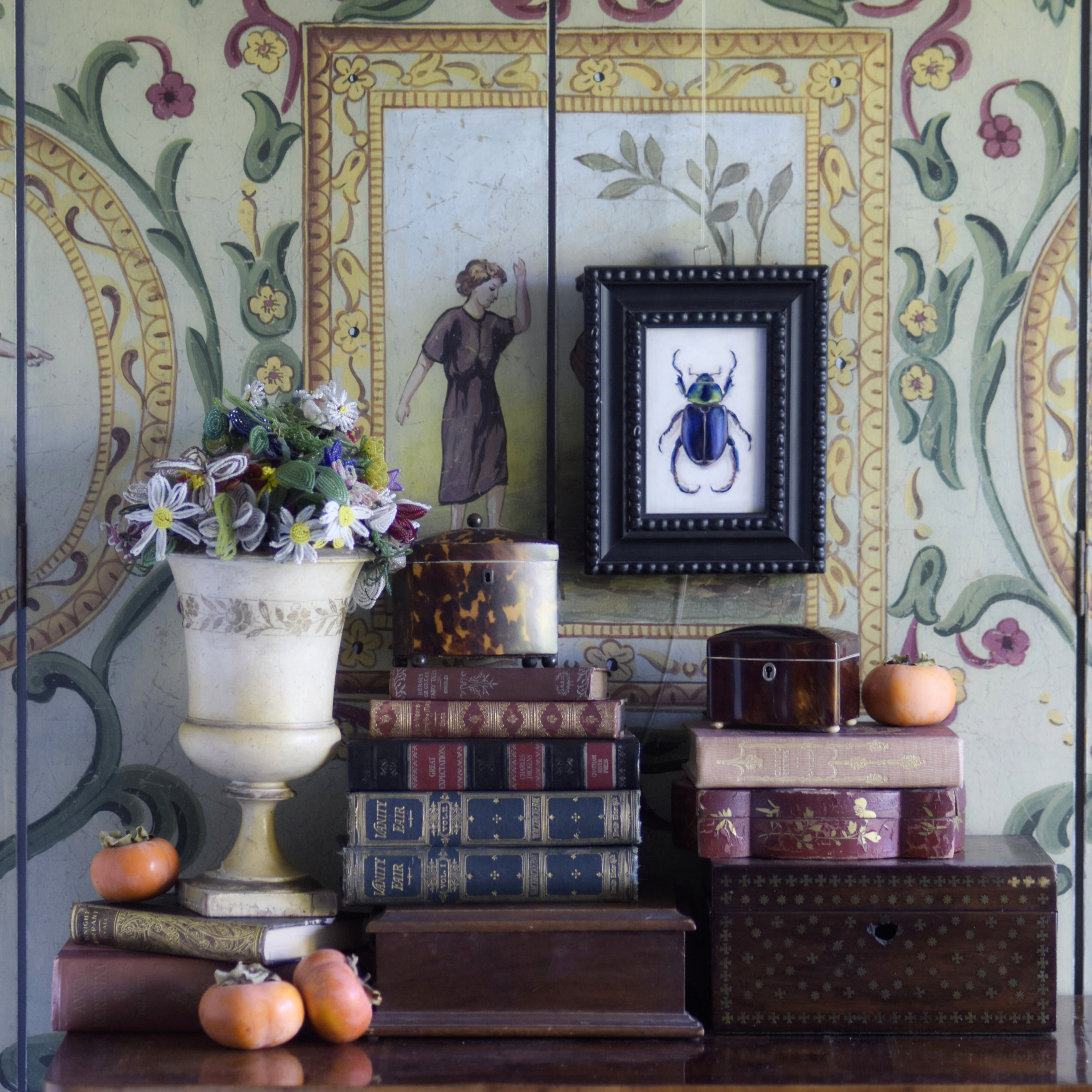 No. 3046 Pelidnota Burmeisteri Oil Painting