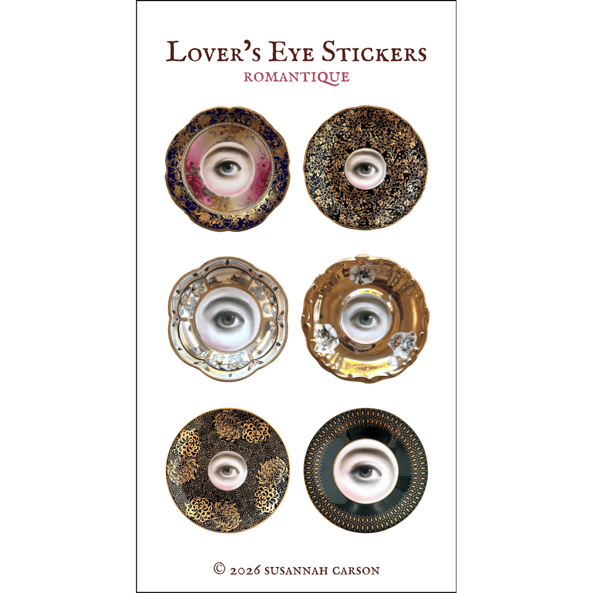 Lover's Eye Sticker Sheet: Romantique
