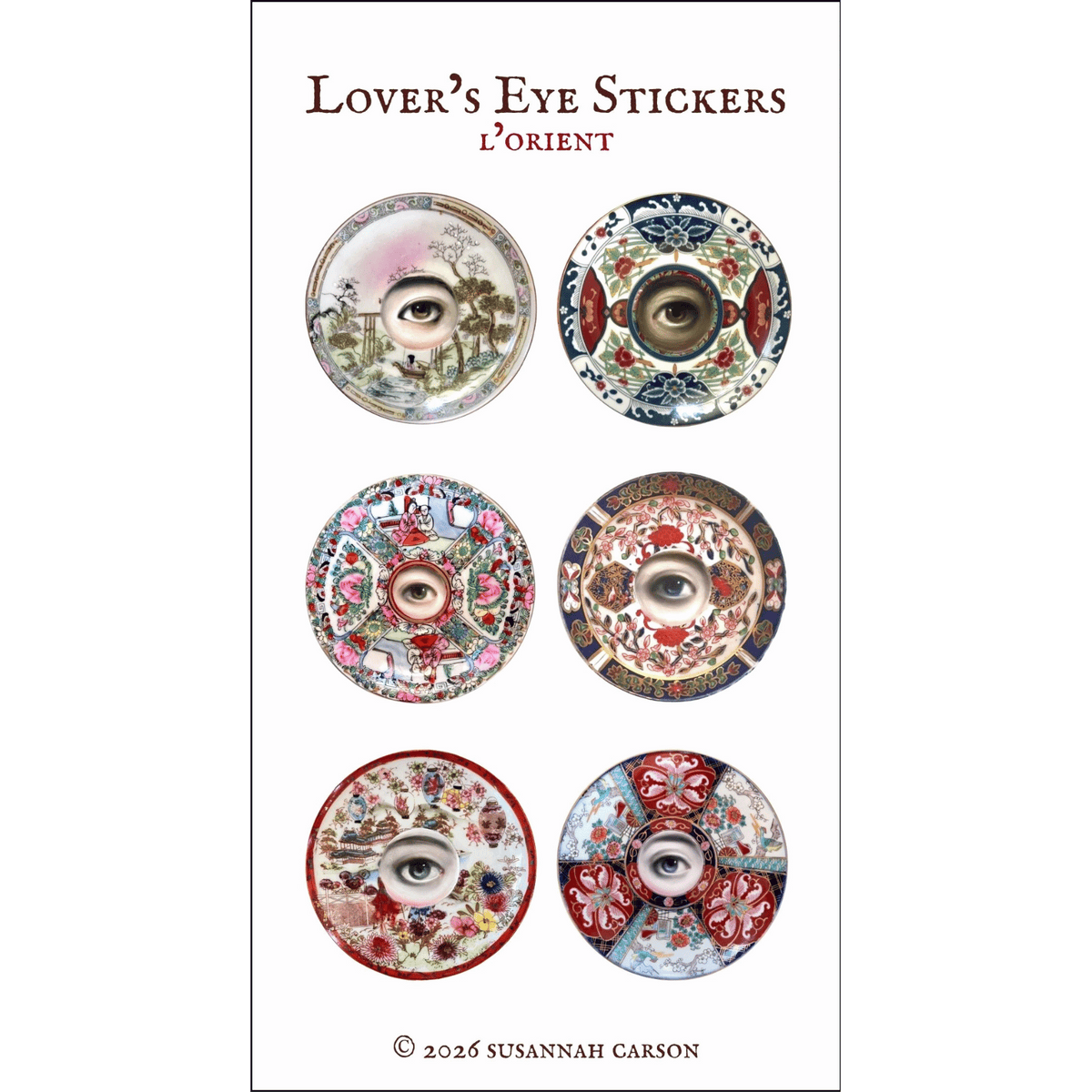 Lover's Eye Sticker Sheet: L'Orient