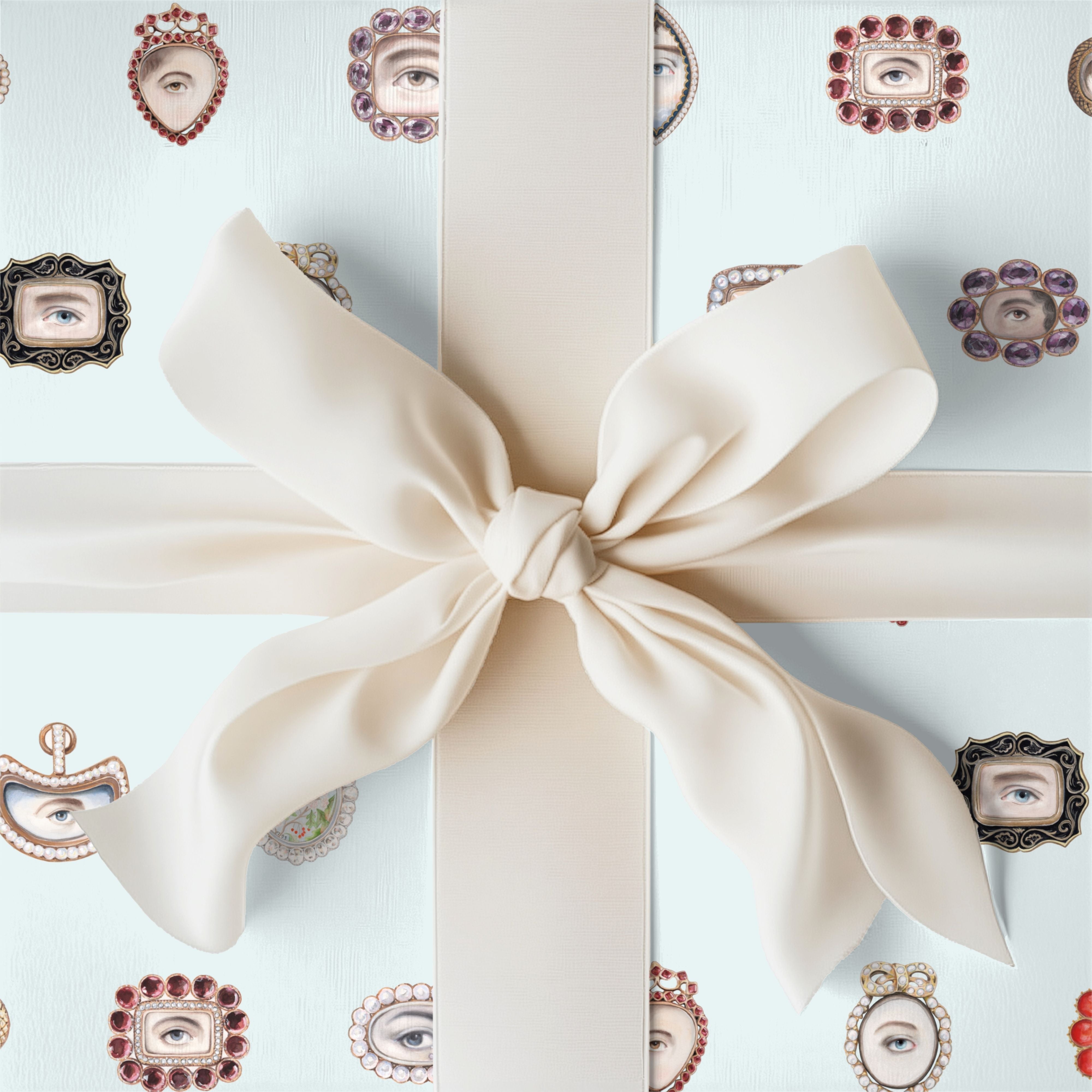 Lover's Eye Wrapping Paper (Robin's Egg Blue)