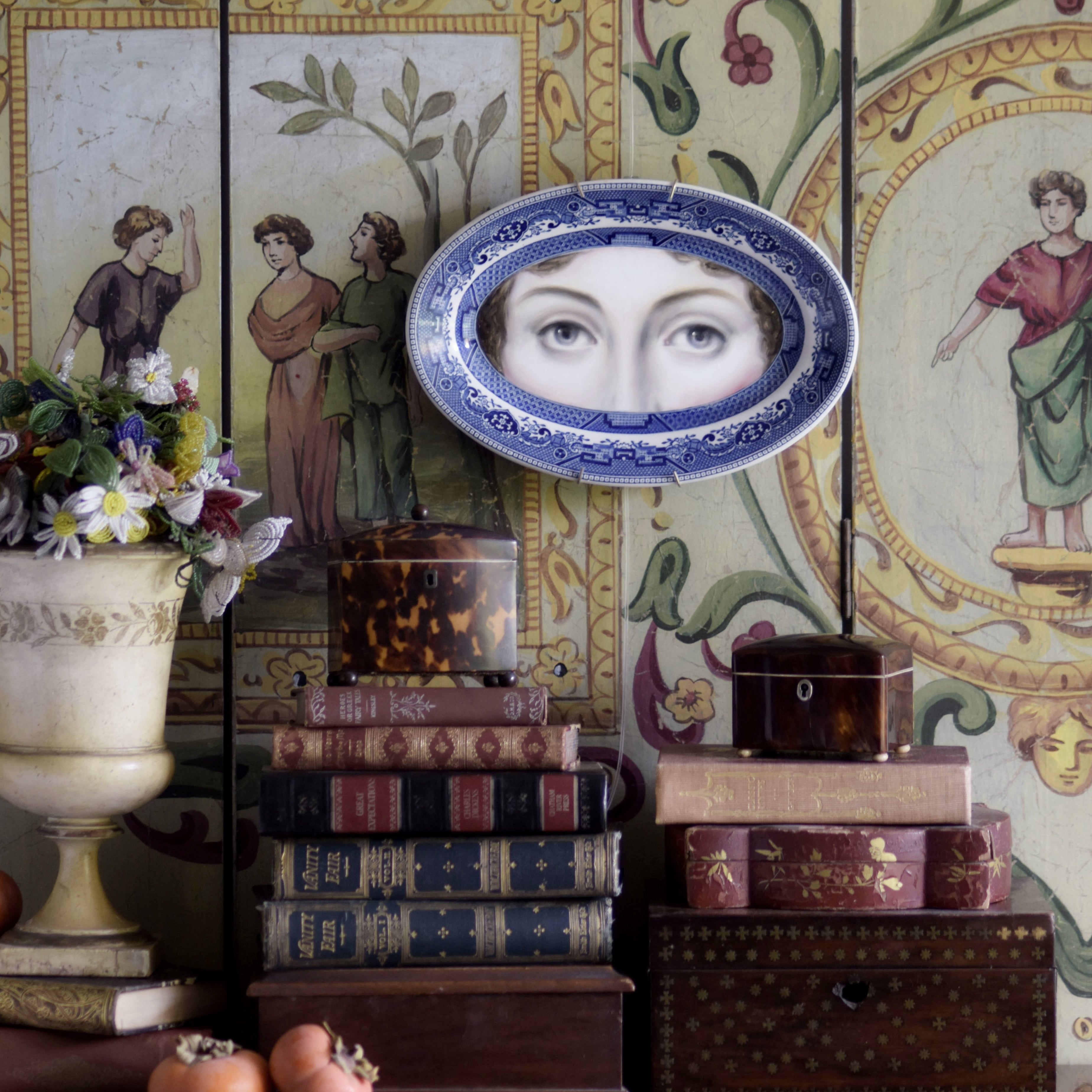 No. 2745 "Emeline Knew All the Best Secrets" Portrait Platter