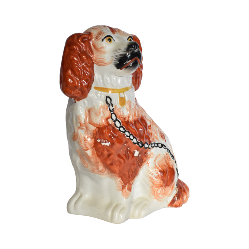 New! - Elizabeth & Edward the Red and White Staffordshire Spaniels and Their Portraits