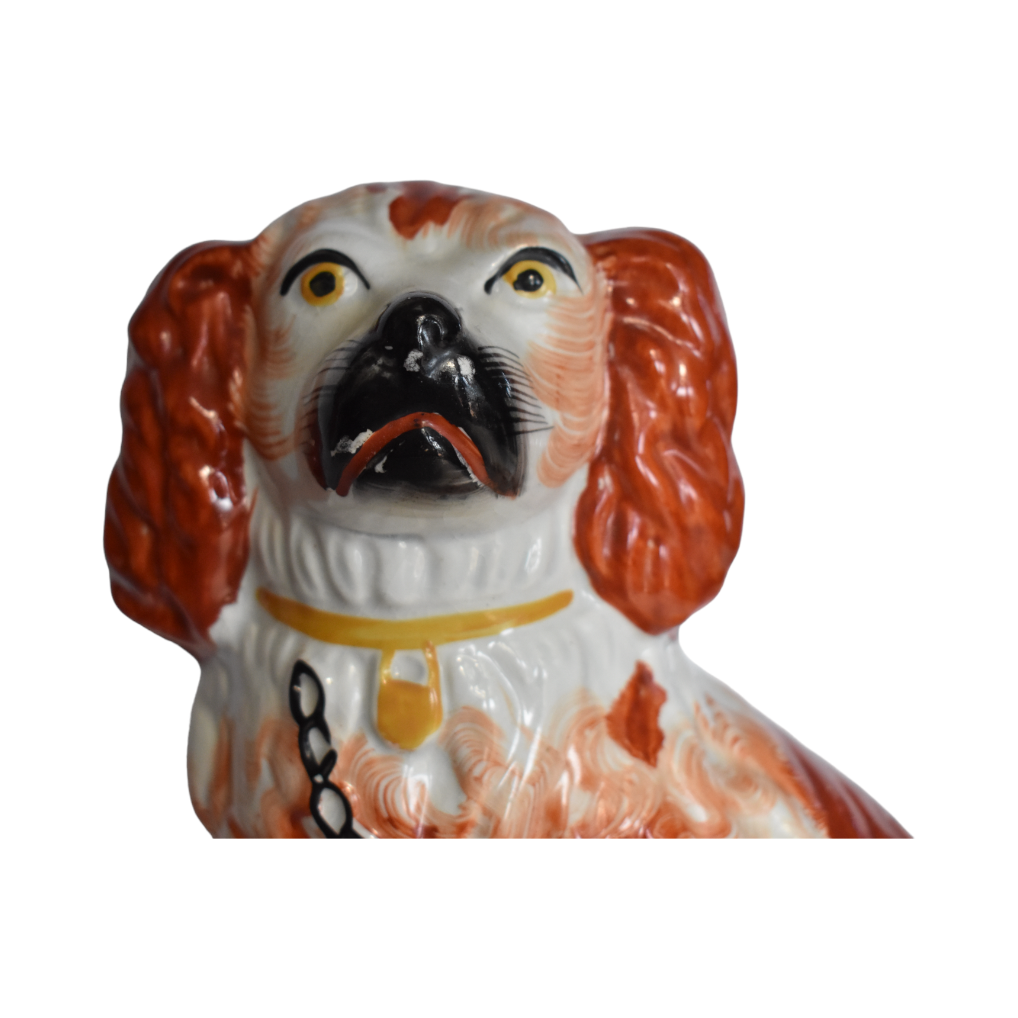 No. 1027 Elizabeth & Edward the Red and White Staffordshire Spaniels and Their Portraits