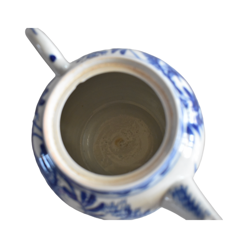 19th-Century Chinese Blue Underglaze Teapot