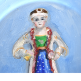 New! - Staffordshire Gentleman in Costume à la Turque and his Portrait