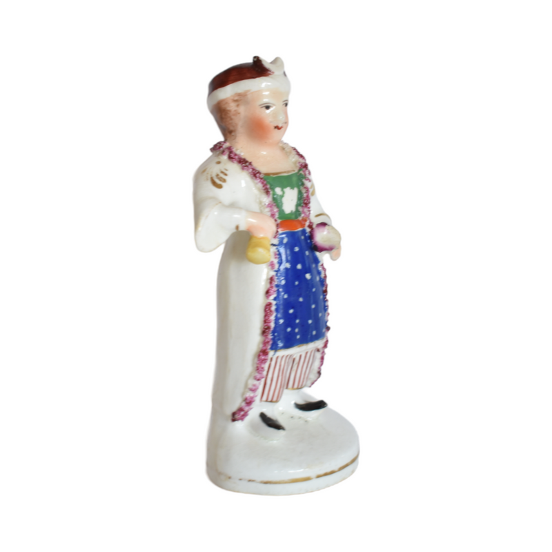New! - Staffordshire Gentleman in Costume à la Turque and his Portrait