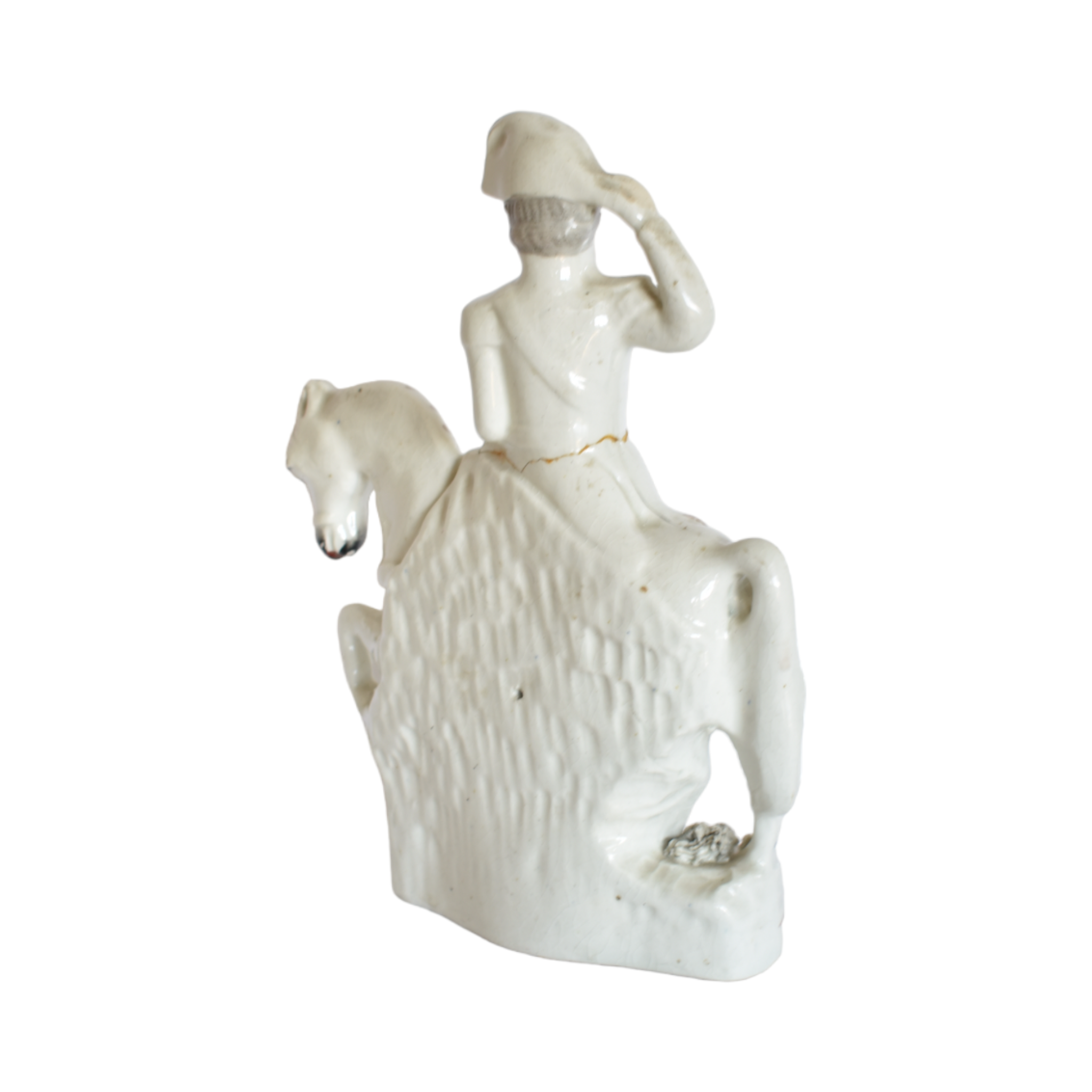 No. 1008 Staffordshire Equestrian on a White Horse and their Portrait