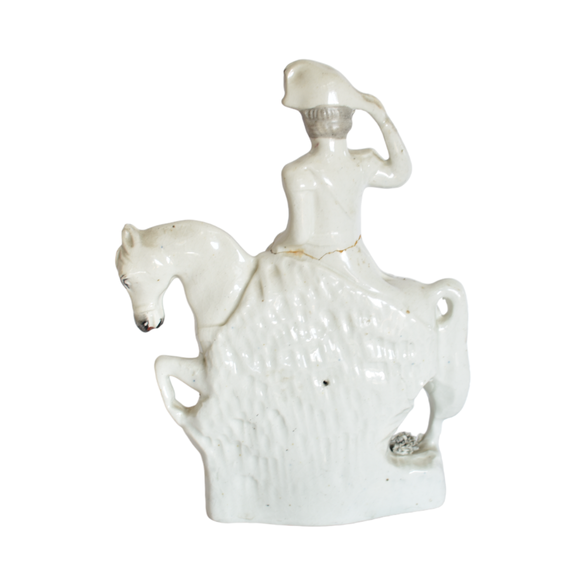 No. 1008 Staffordshire Equestrian on a White Horse and their Portrait