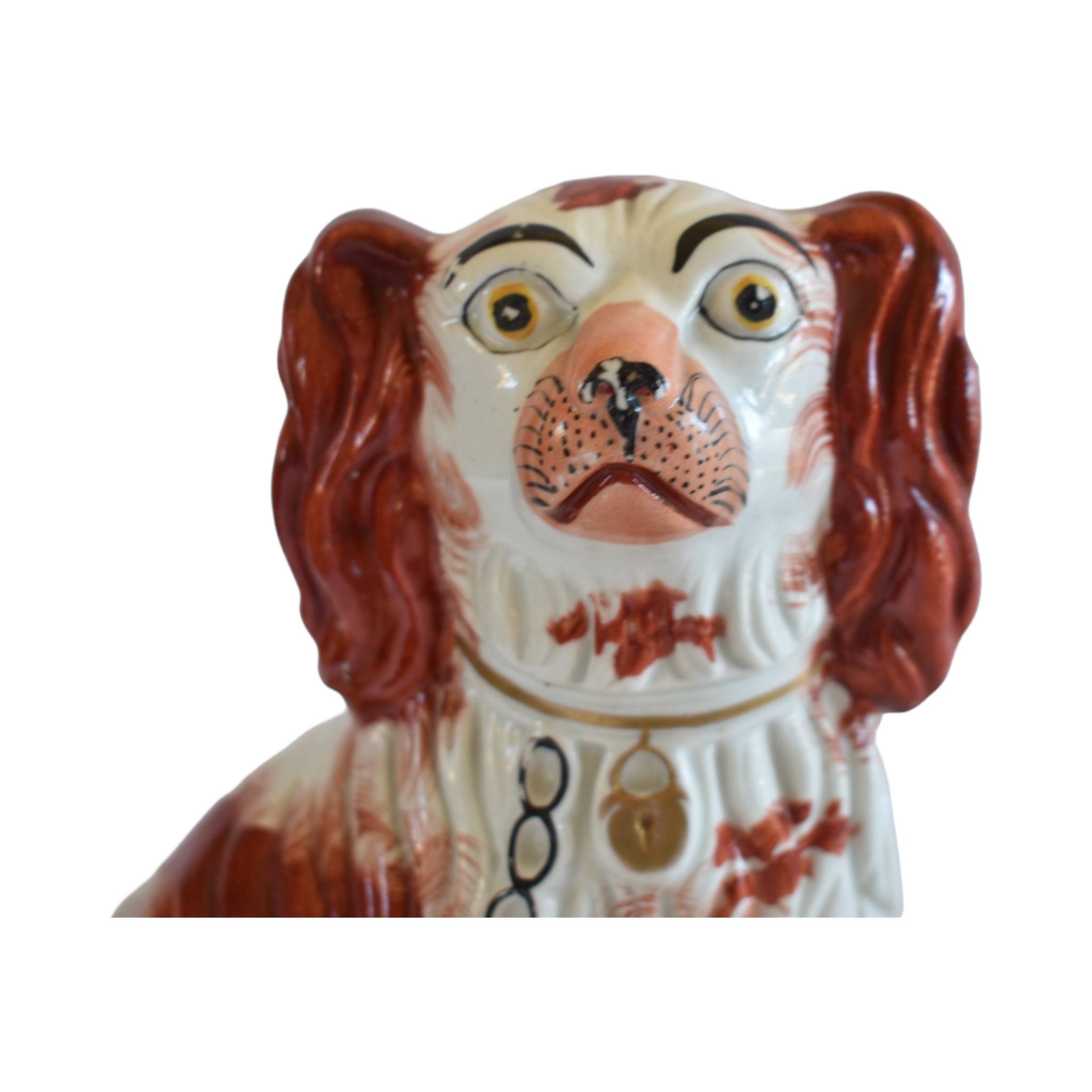 Bernadette & Bernard the Red and White Staffordshire Spaniels Portraits