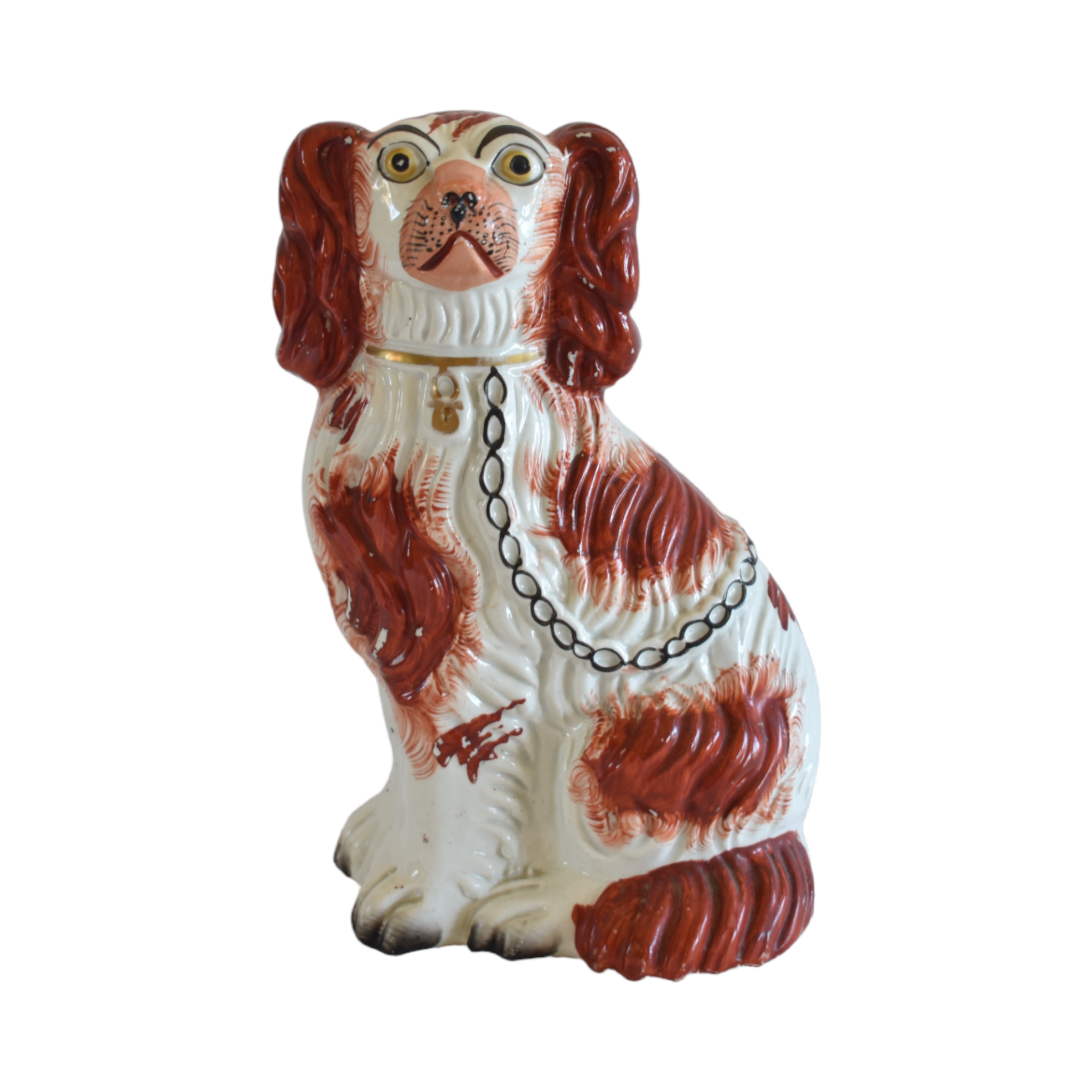 Bernadette & Bernard the Red and White Staffordshire Spaniels Portraits