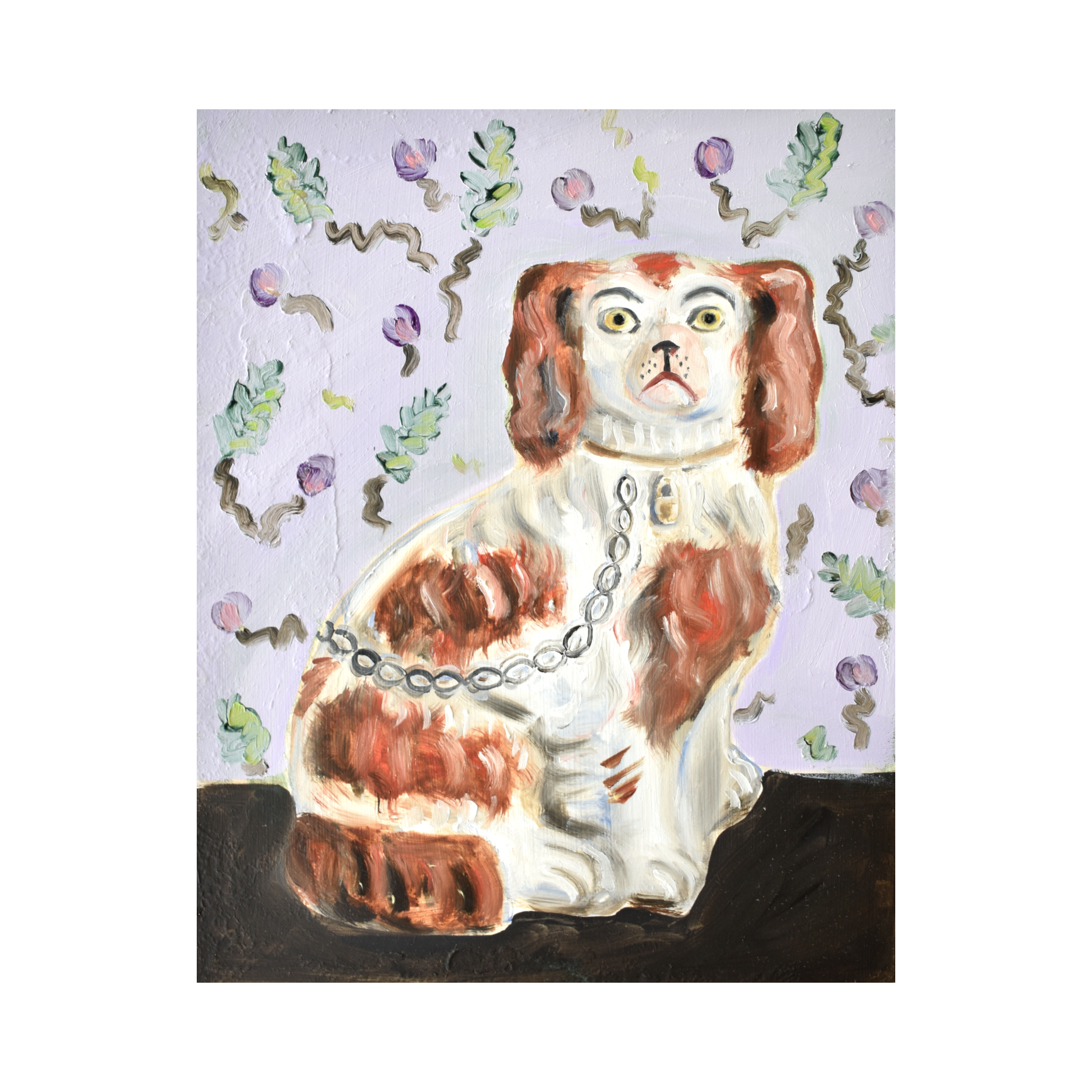 Crispin & Catherine the Staffordshire Spaniels Giclée Art Prints (8"x10")