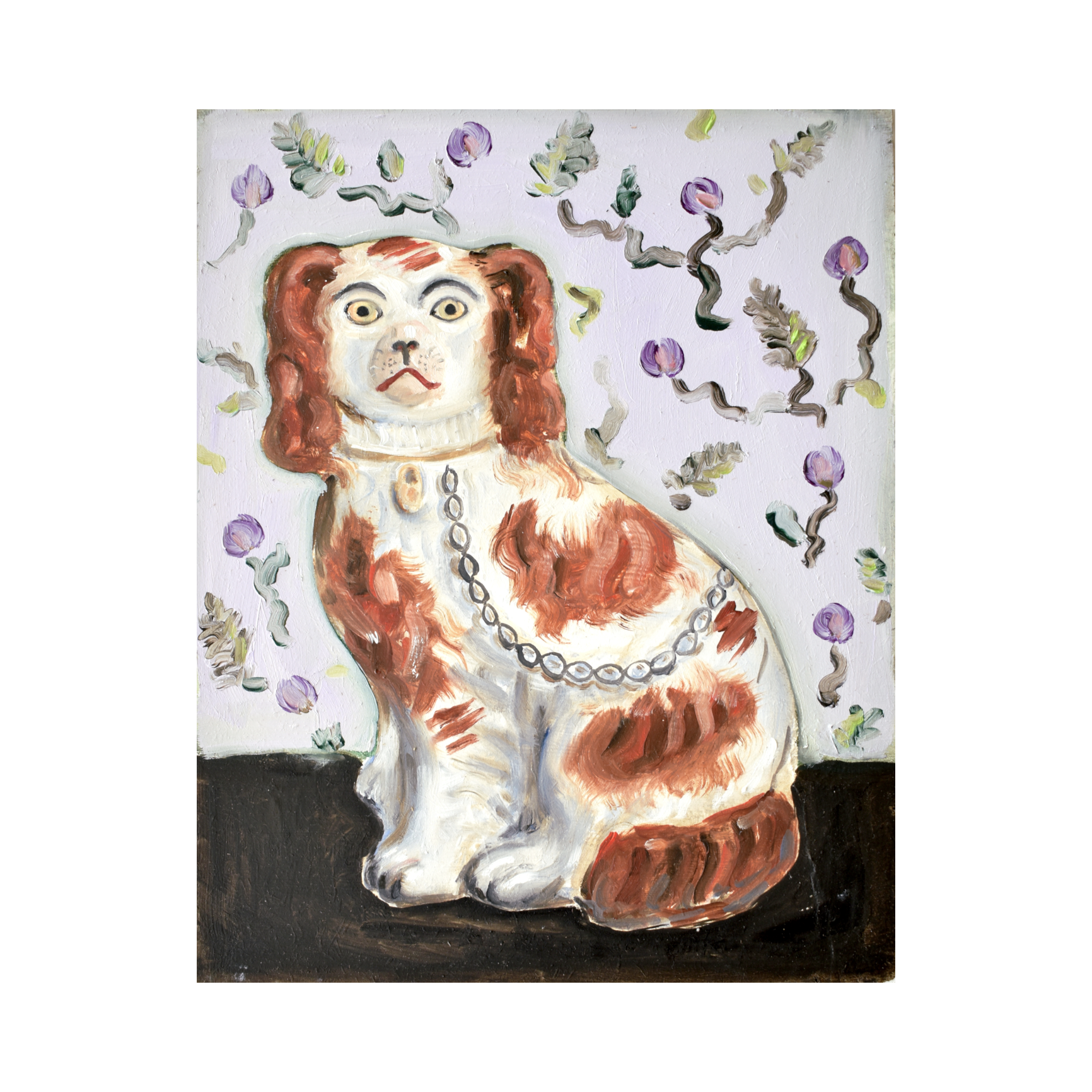 Catherine the Staffordshire Spaniel Giclée Art Print (8"x10")