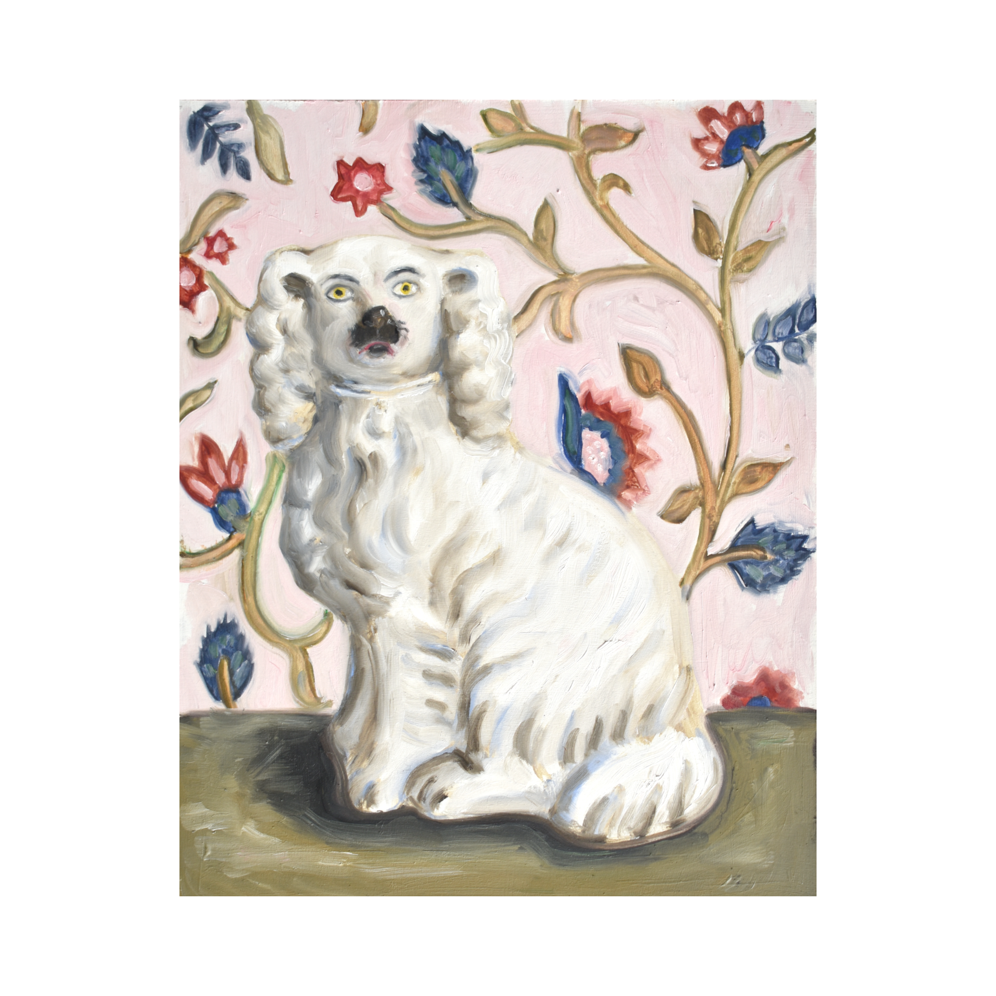Barnabas the Staffordshire Spaniel Giclée Art Print (8"x10")