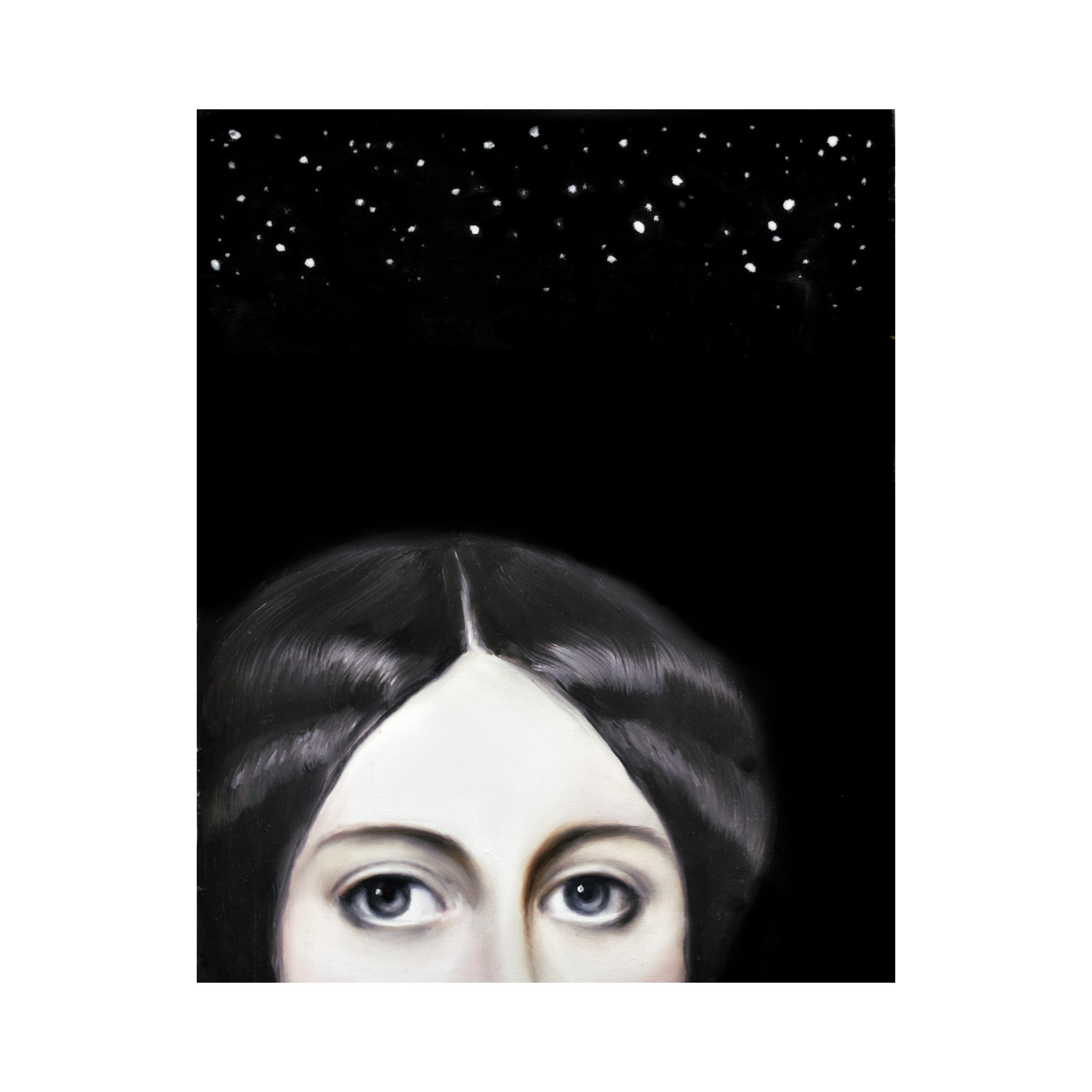 Romola with Stars Giclée Art Print (8"x10")