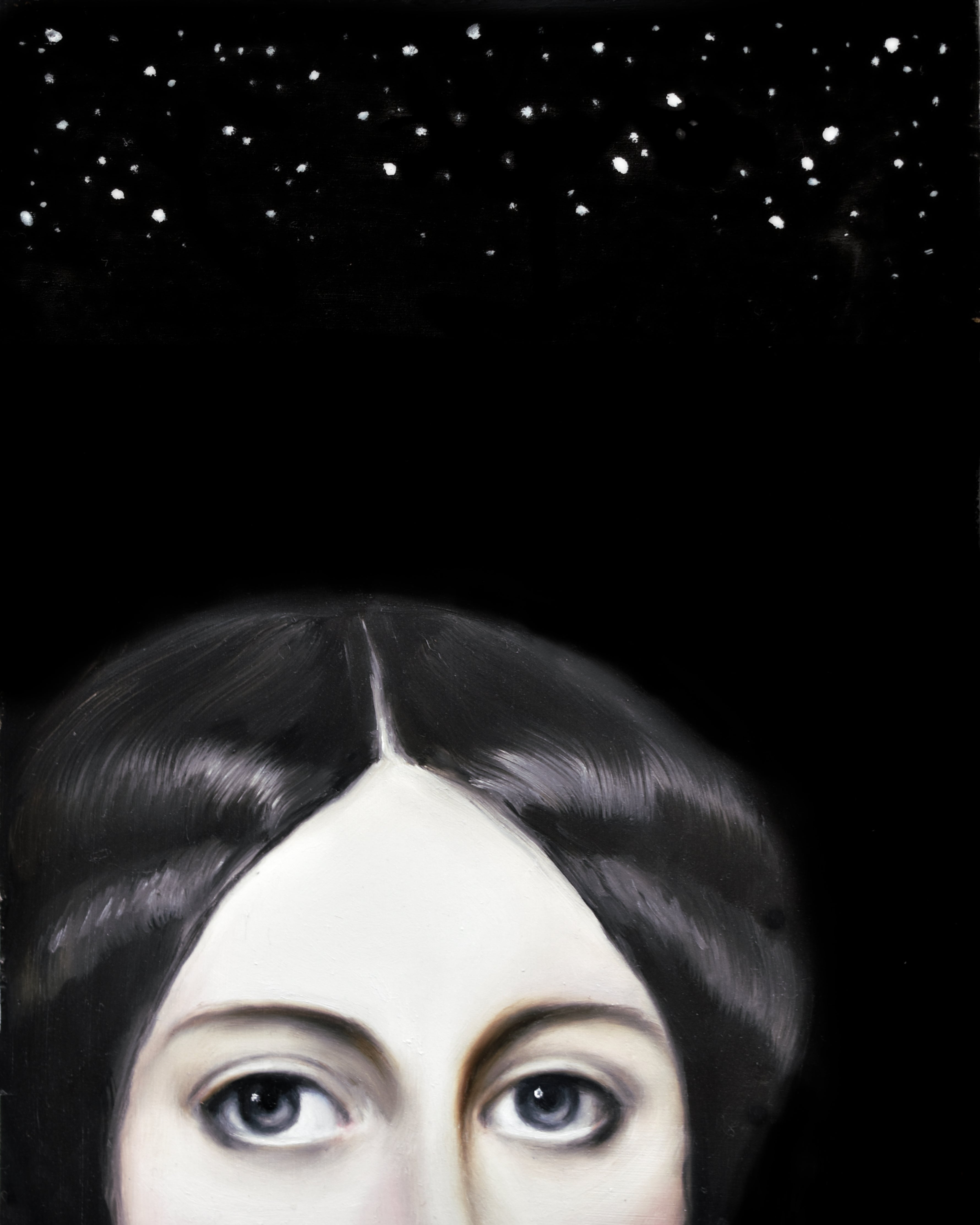 Romola with Stars Giclée Art Print (8"x10")