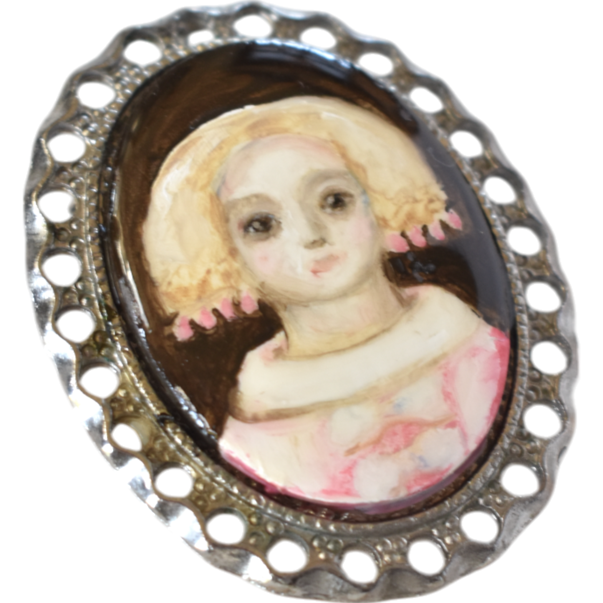 No. 2460 "Matilda" Portrait-Brooch