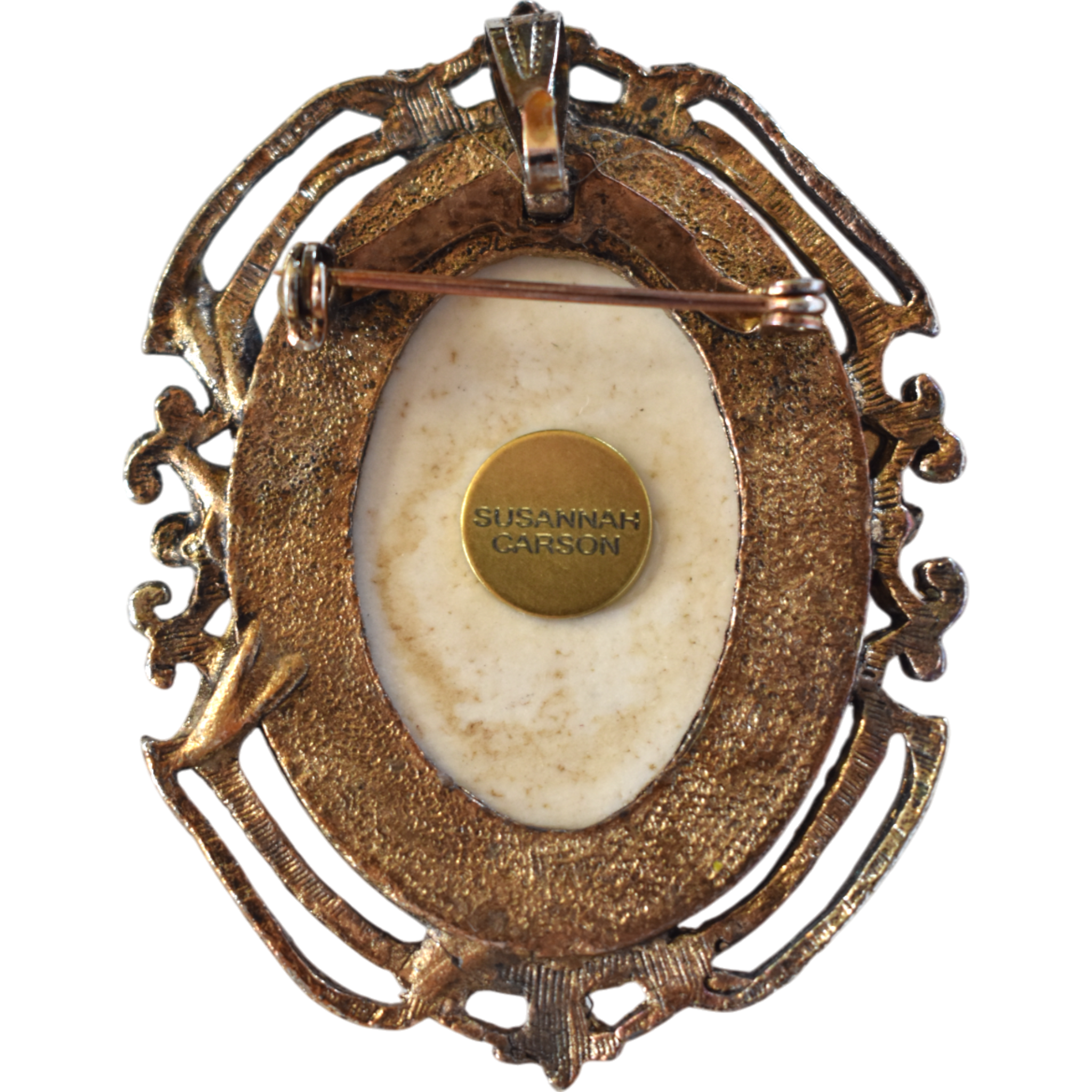 No. 2447 "Clorinda" Portrait Pendant Brooch