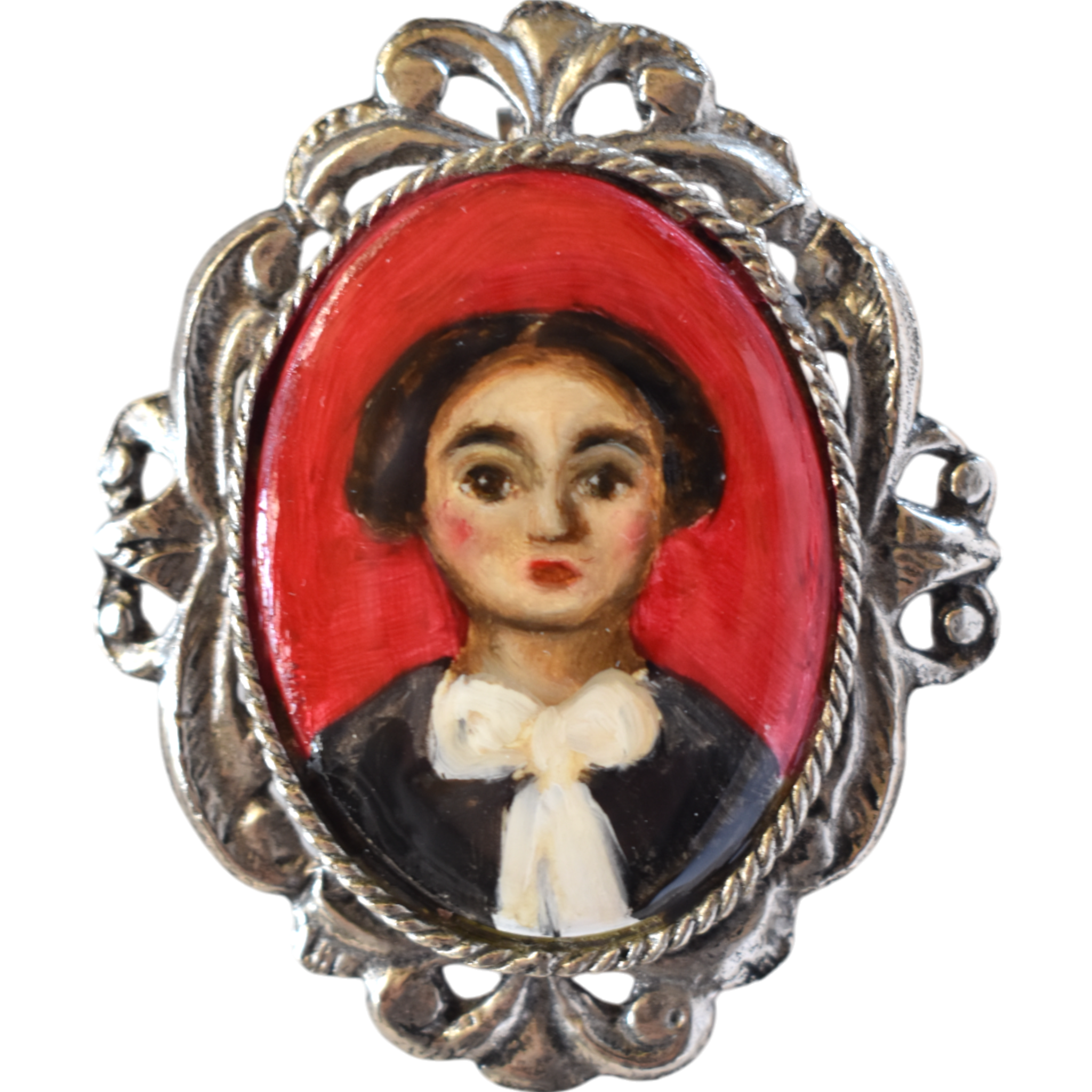 No. 2457 "Adelaide" Portrait-Brooch