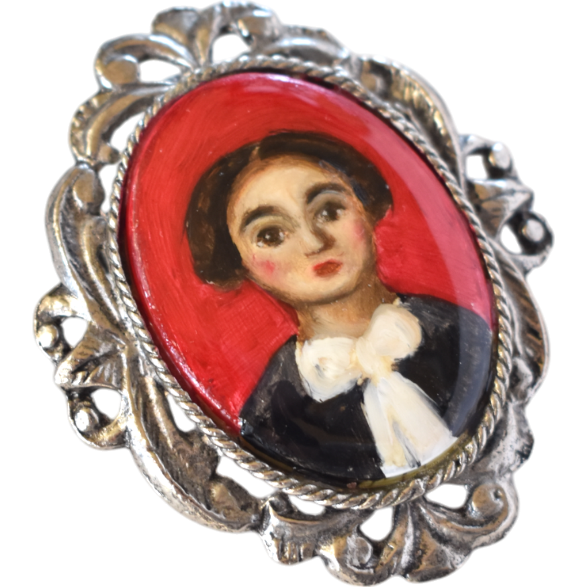 No. 2457 "Adelaide" Portrait-Brooch