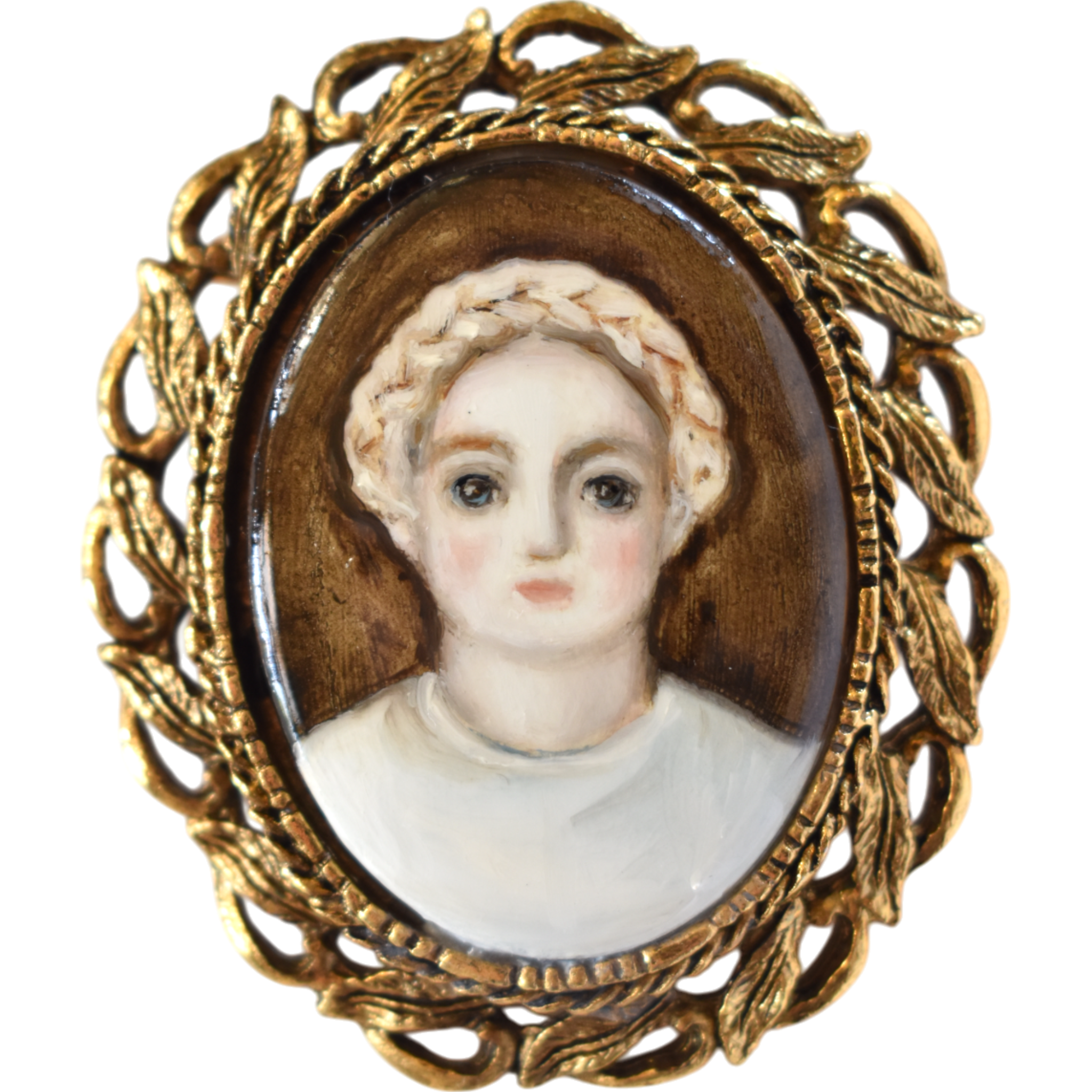 No. 2459 "Thea" Portrait-Brooch