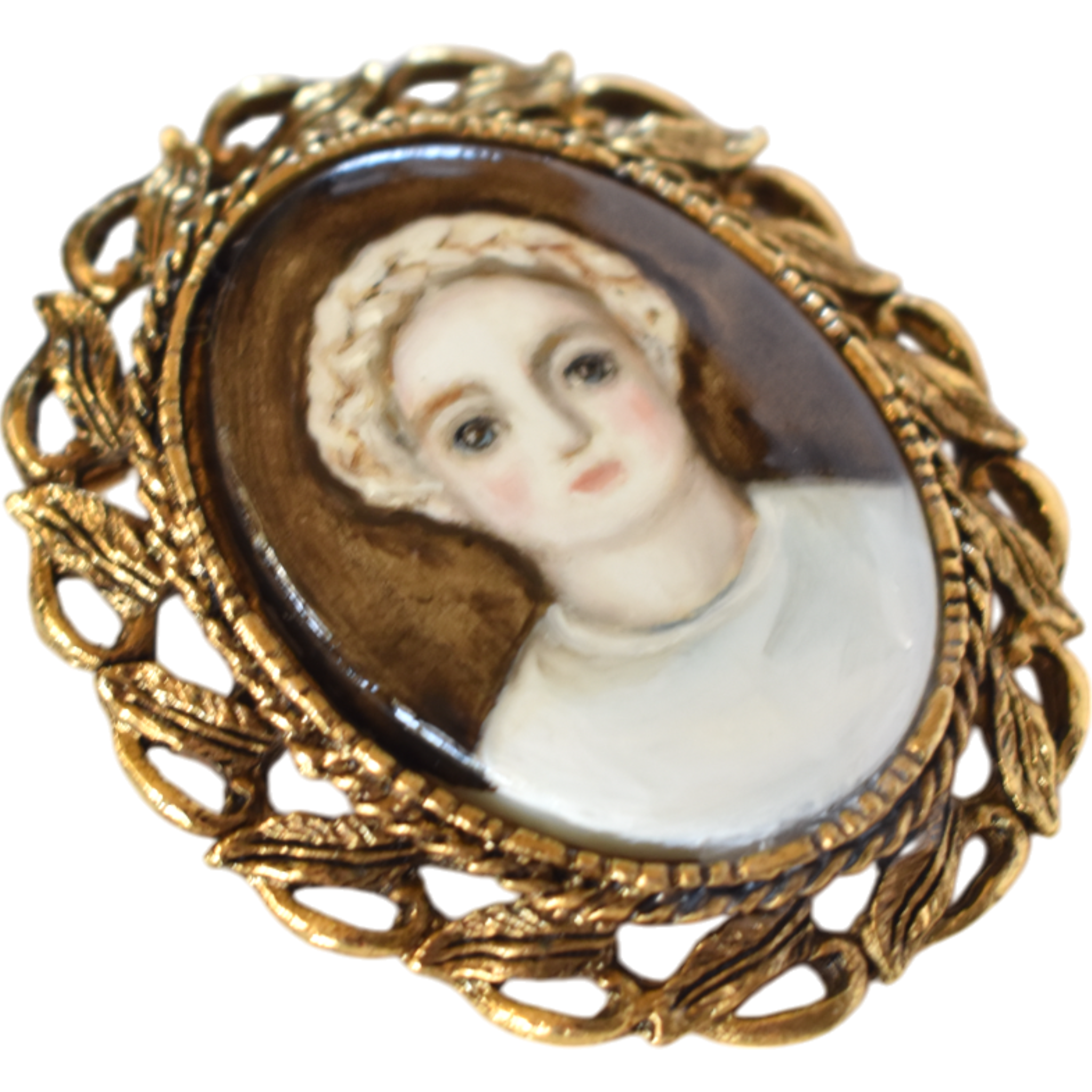 No. 2459 "Thea" Portrait-Brooch