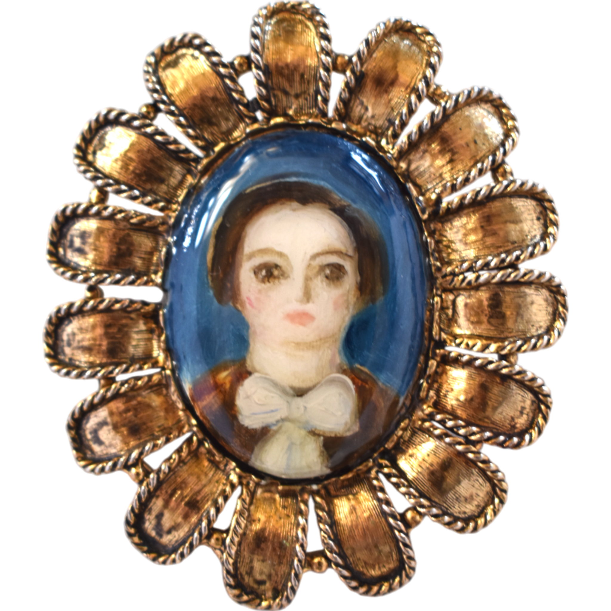 No. 2458 "Cordelia" Portrait-Brooch