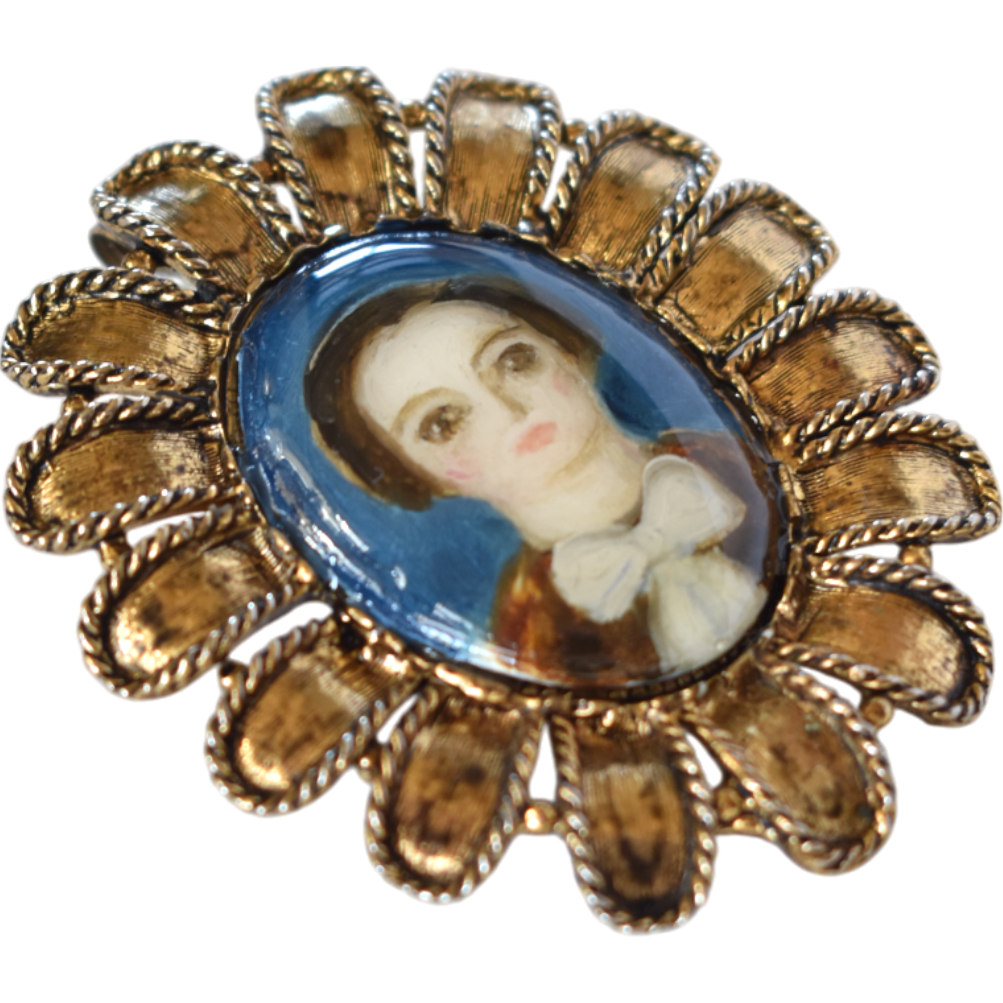 No. 2458 "Cordelia" Portrait-Brooch