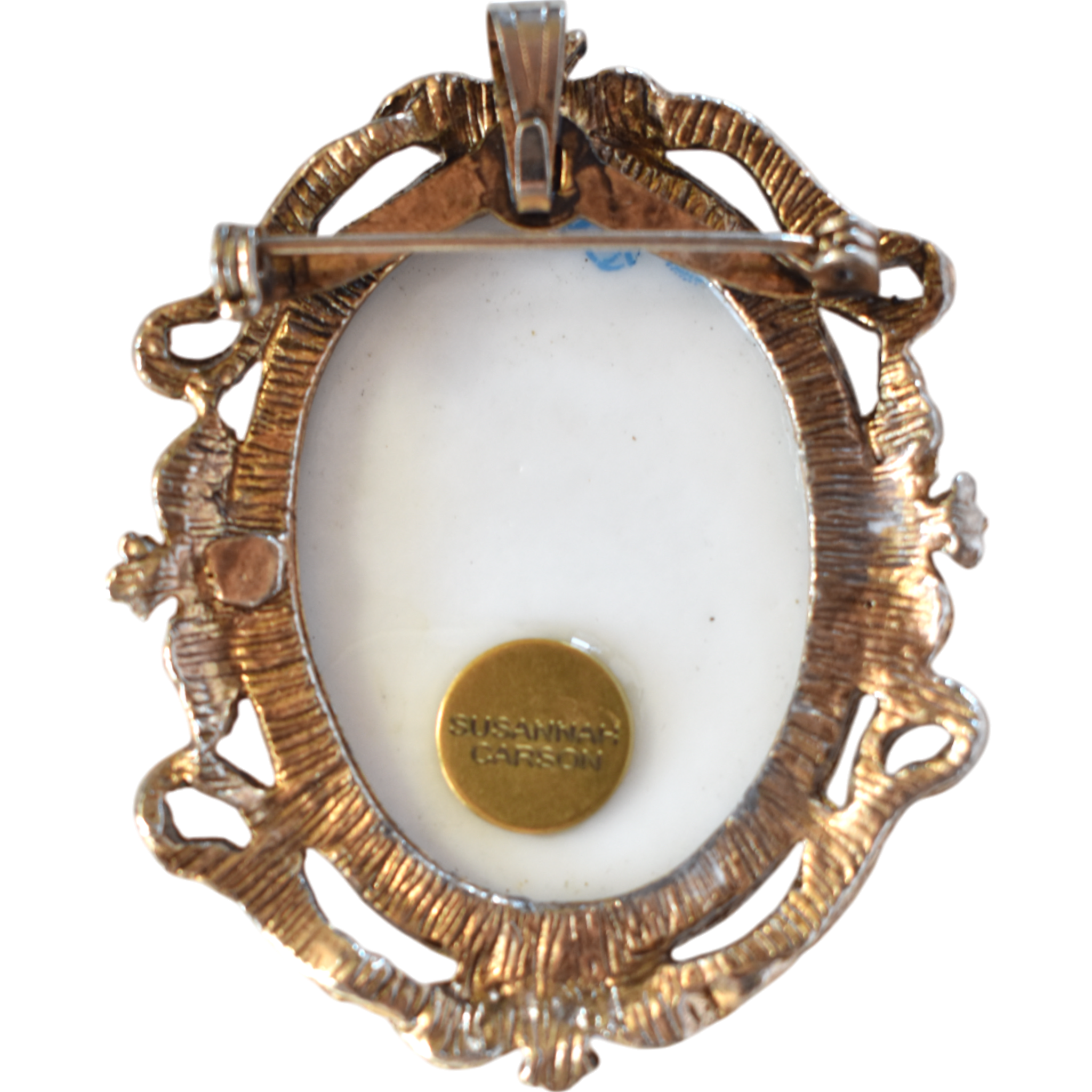 No. 2445 "Violet" Portrait Pendant-Brooch