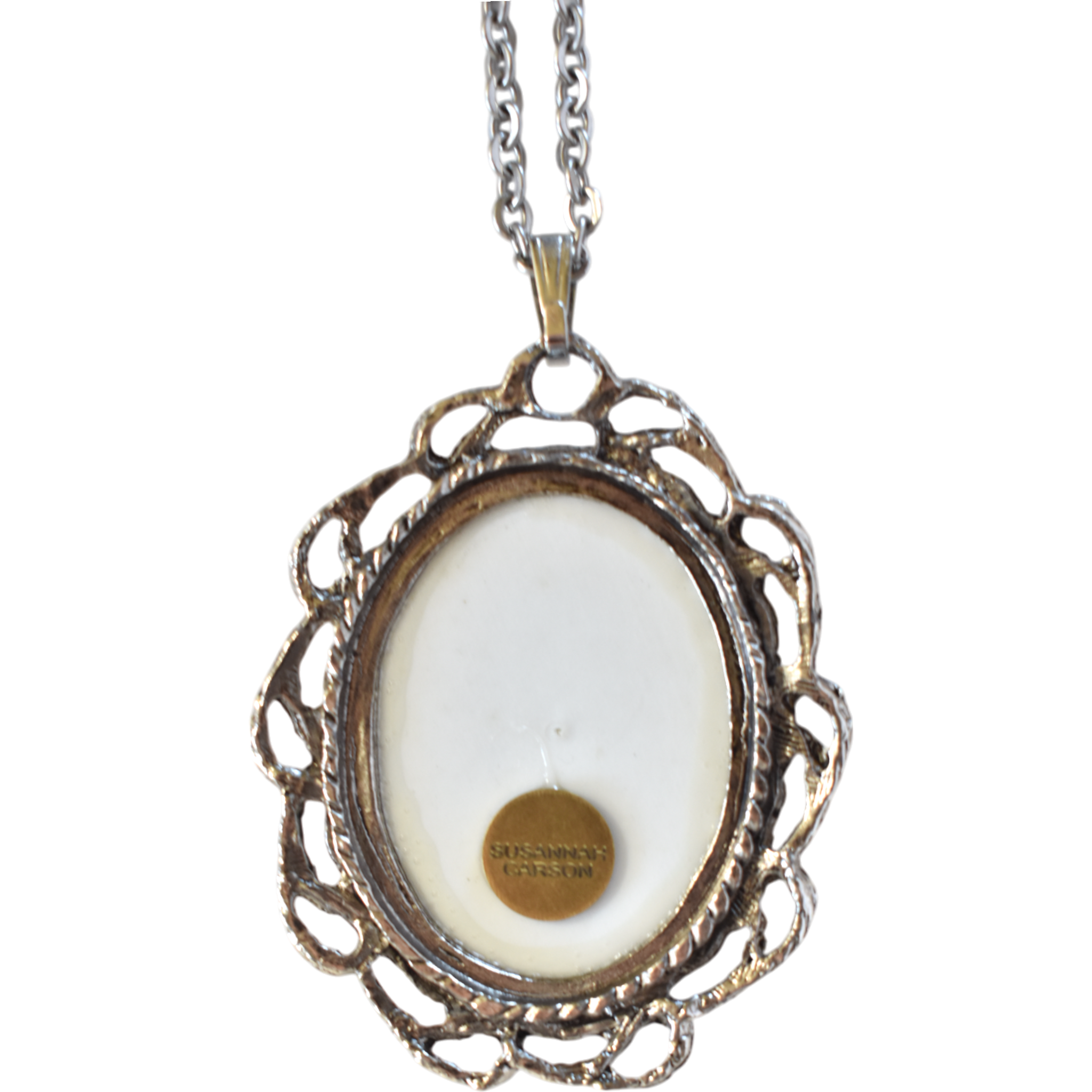 No. 2453 "Eloise" Portrait Pendant Necklace