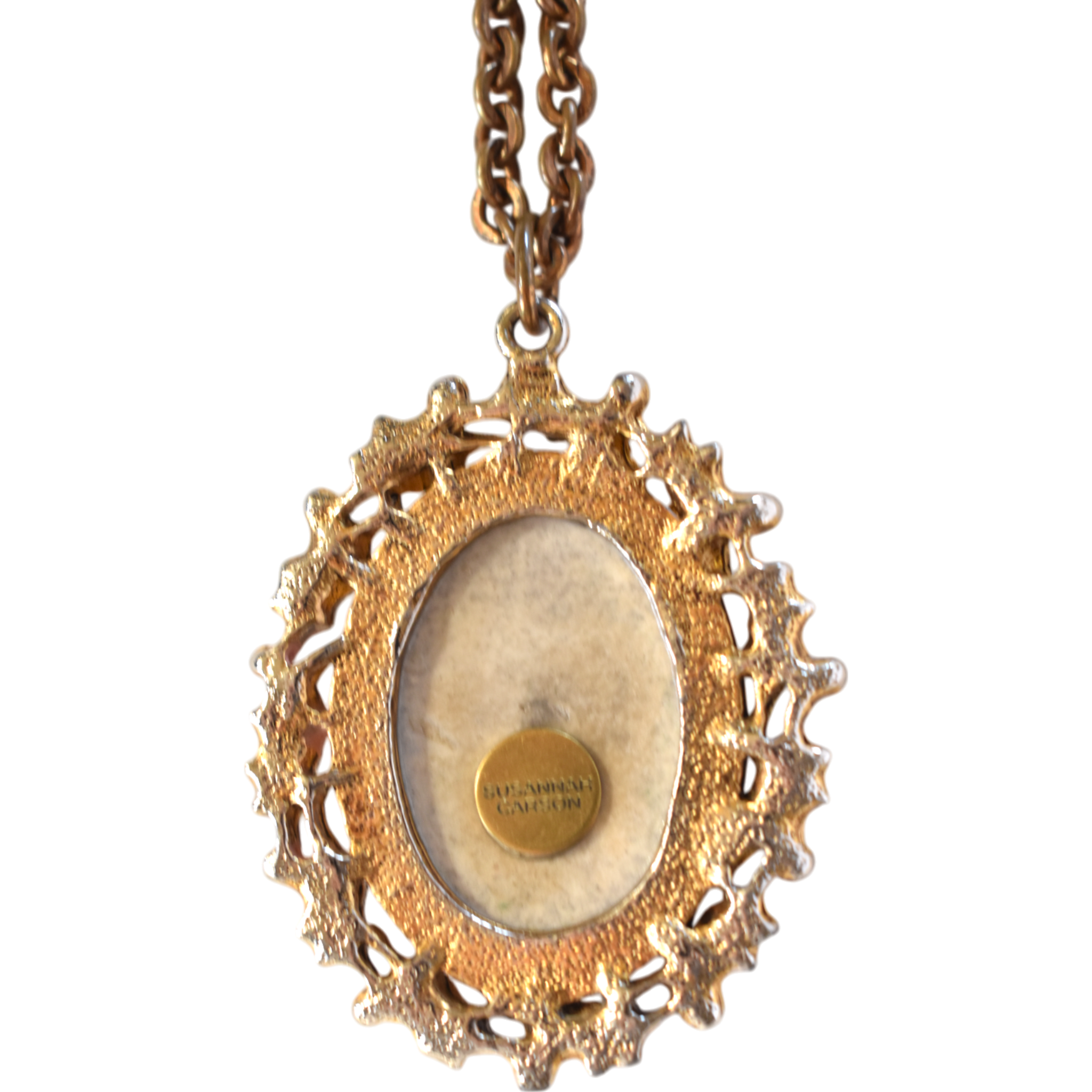 No. 2452 "Imogen" Portrait Pendant Necklace